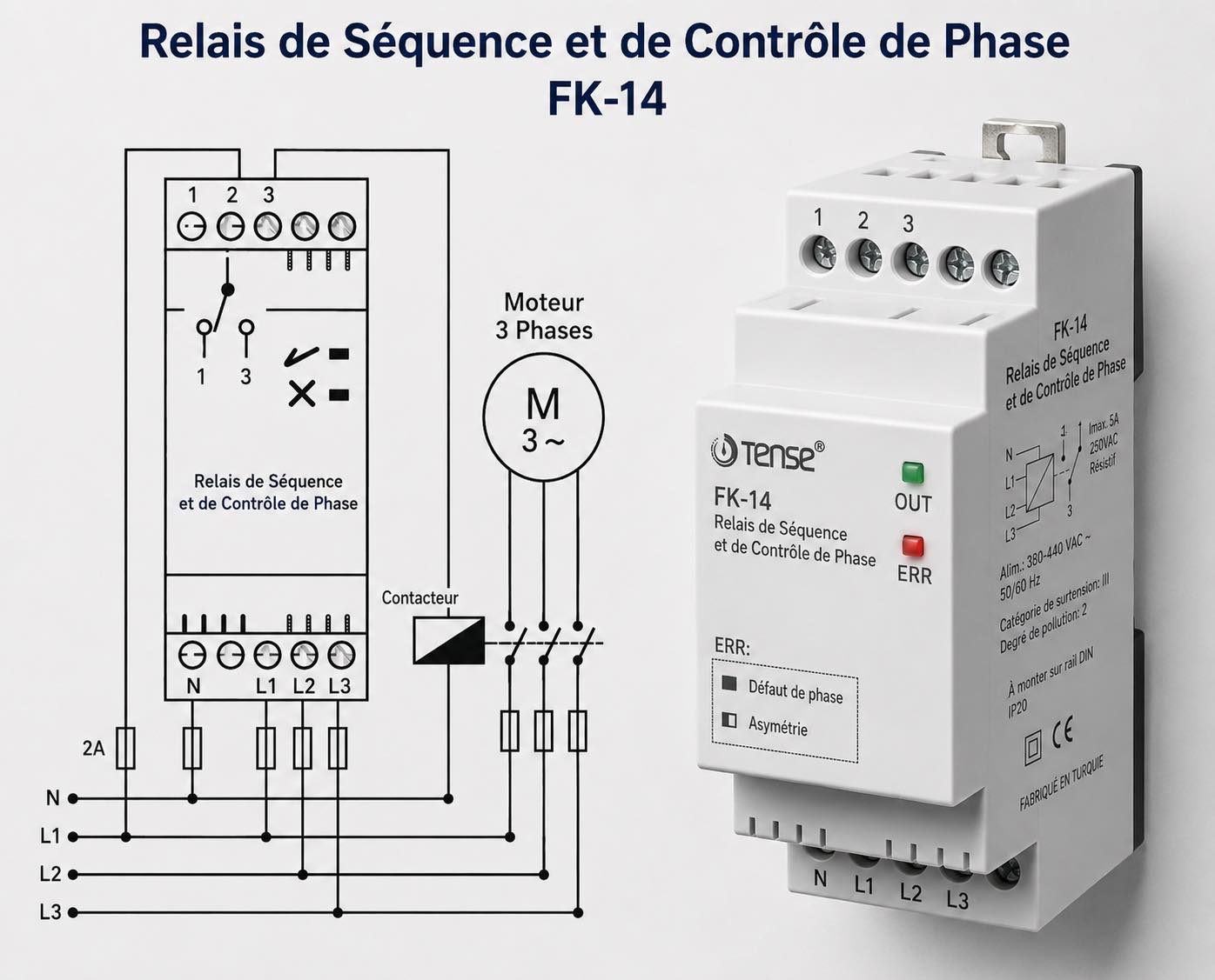 Relais De Contrôle De Tension Schneider RM22TR33 – Neuf En Boîte, Origine Indonésie