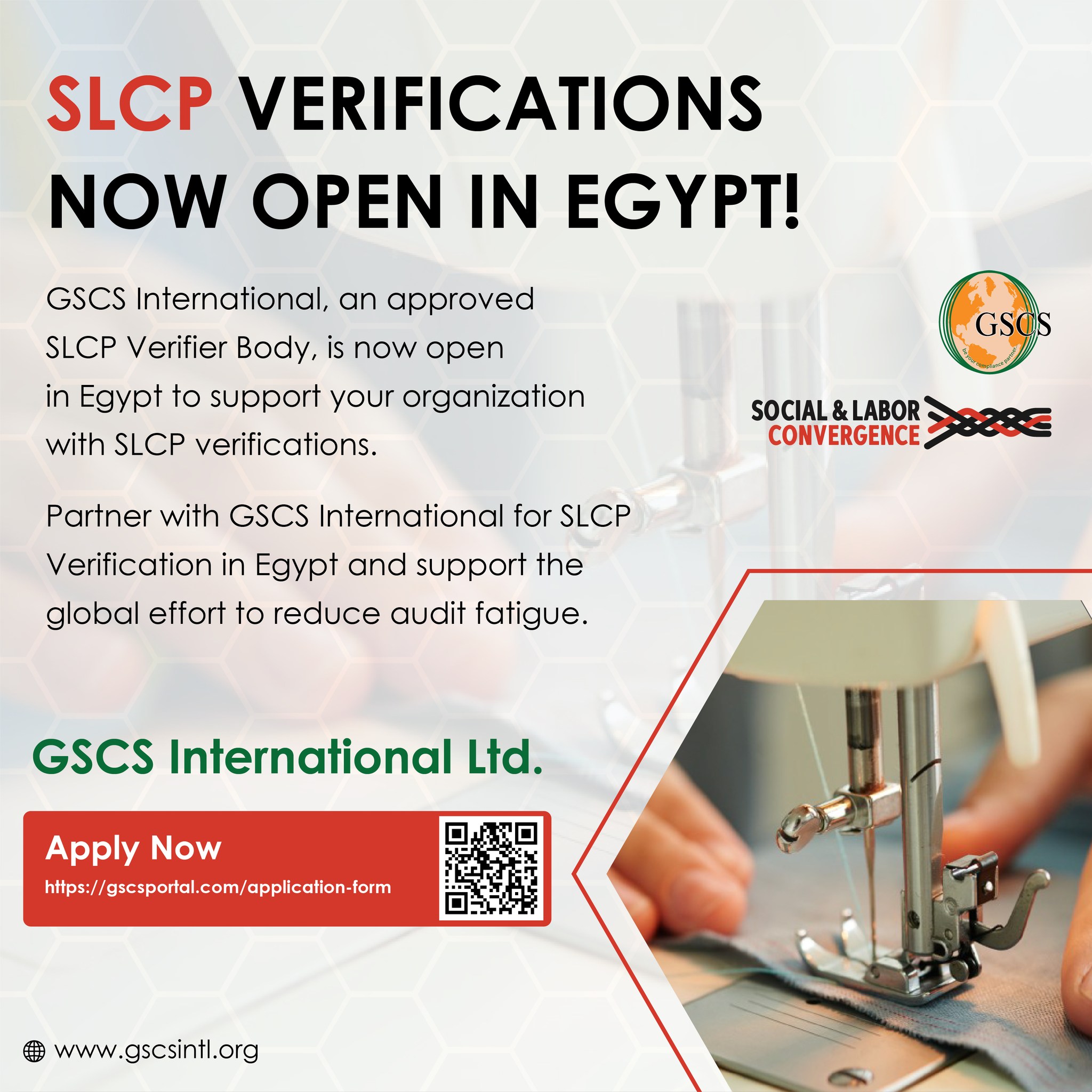 GSCS - #SLCP #Verifications NOW open in #Egypt Finally, GSCS ...
