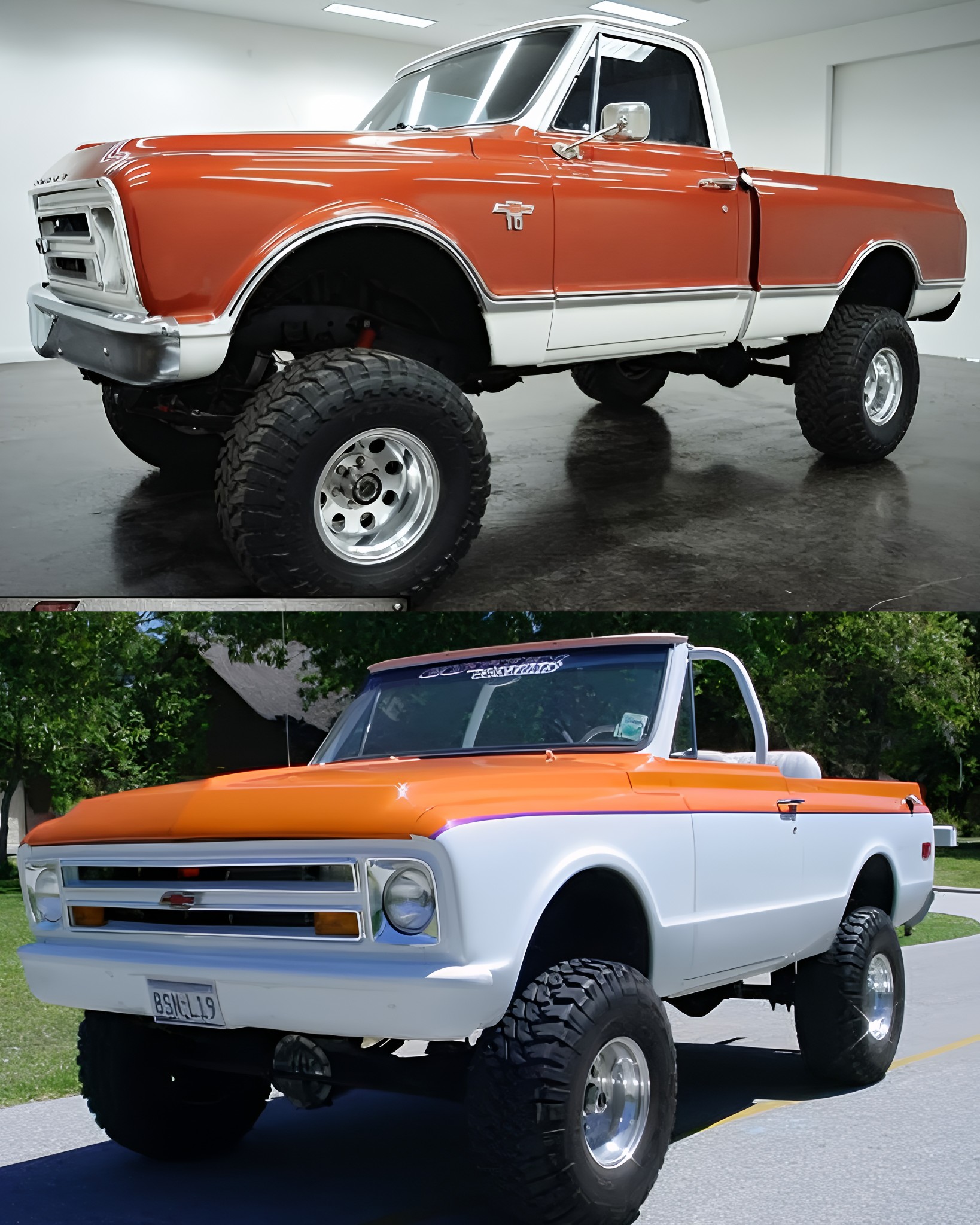 How can you tell if your truck is a c10 or k10?