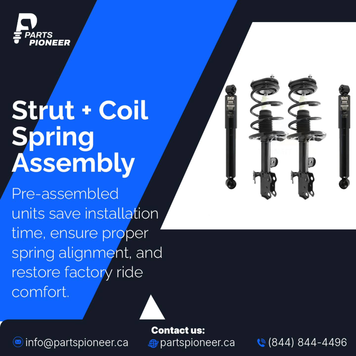 Parts - One-and-done Replace your strut & coil spring as a full ...