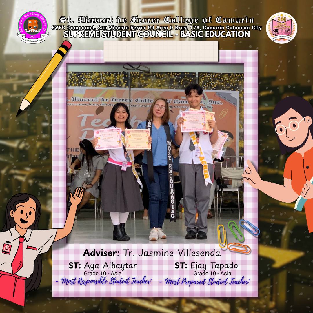 SVFC... - SVFC Supreme Student Council - Basic Education