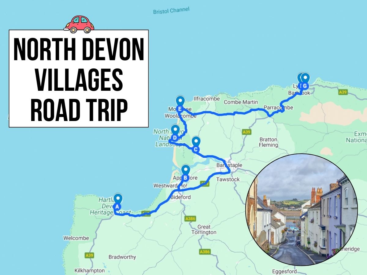 Let's - North Devon Villages Road Trip 🚗🌿🏘️ This 65-mile scenic route ...