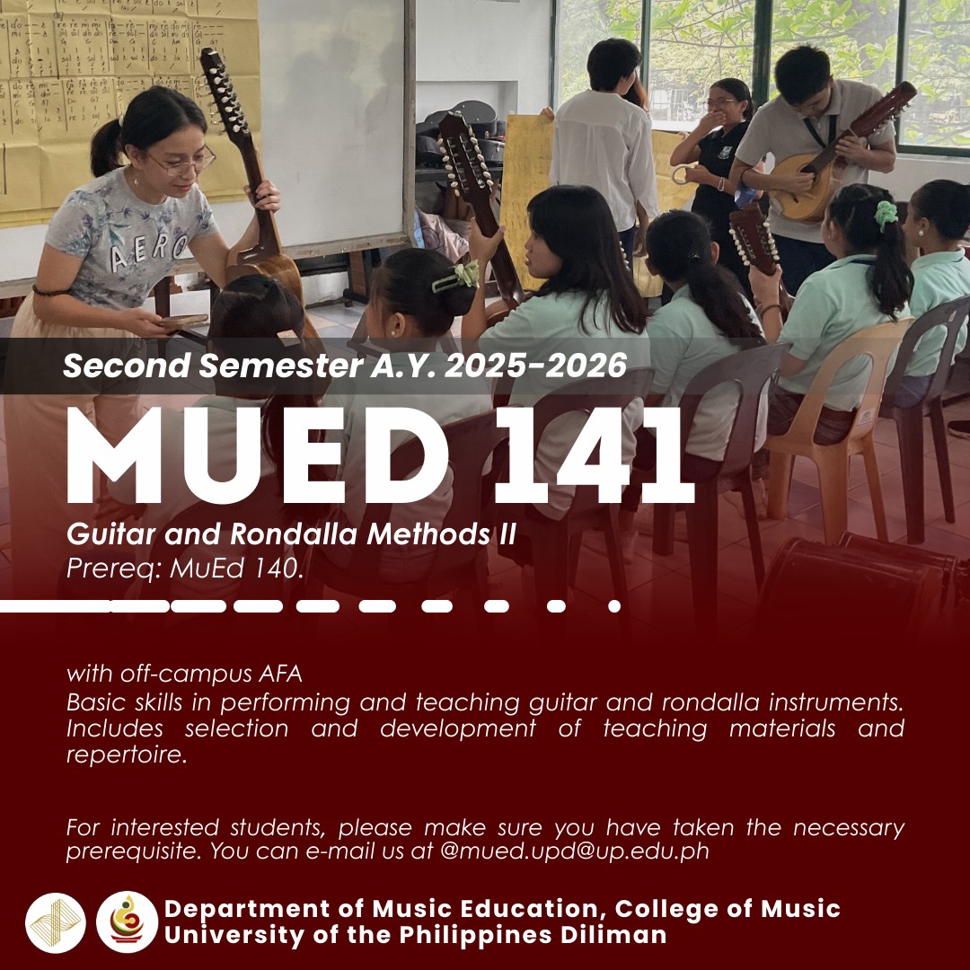 UPD CMu Music Education Department
