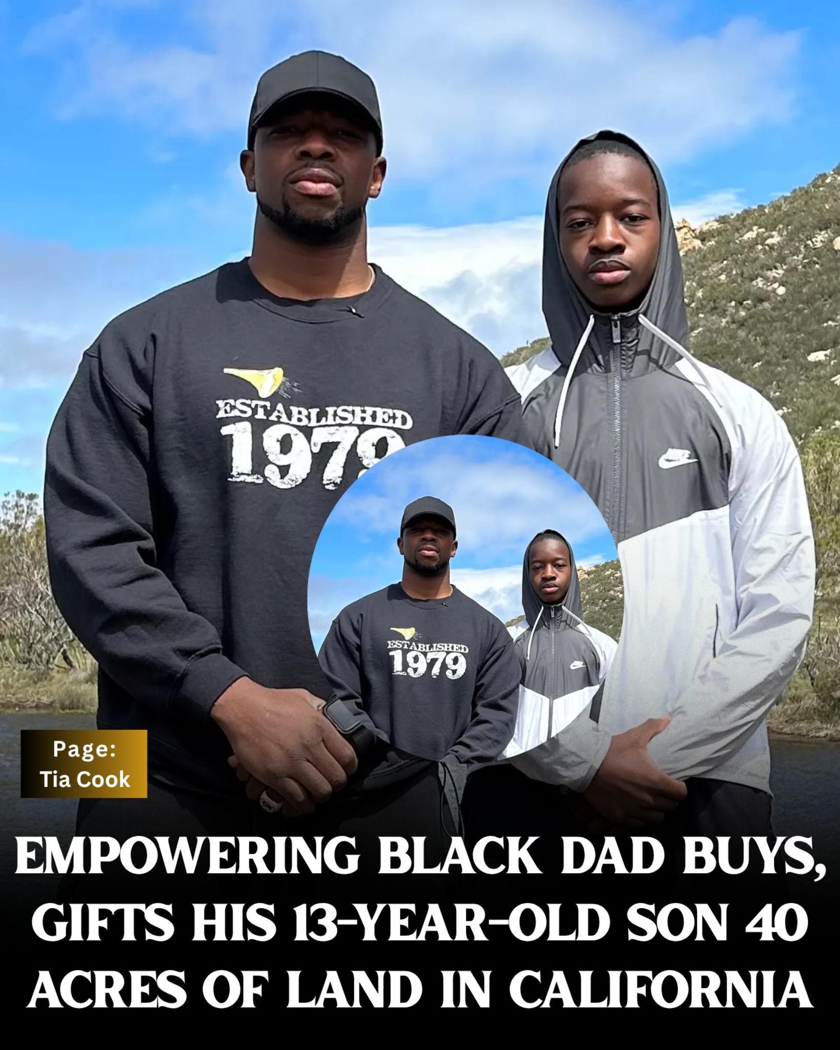 A Black father is being praised after gifting his 15-year-old son