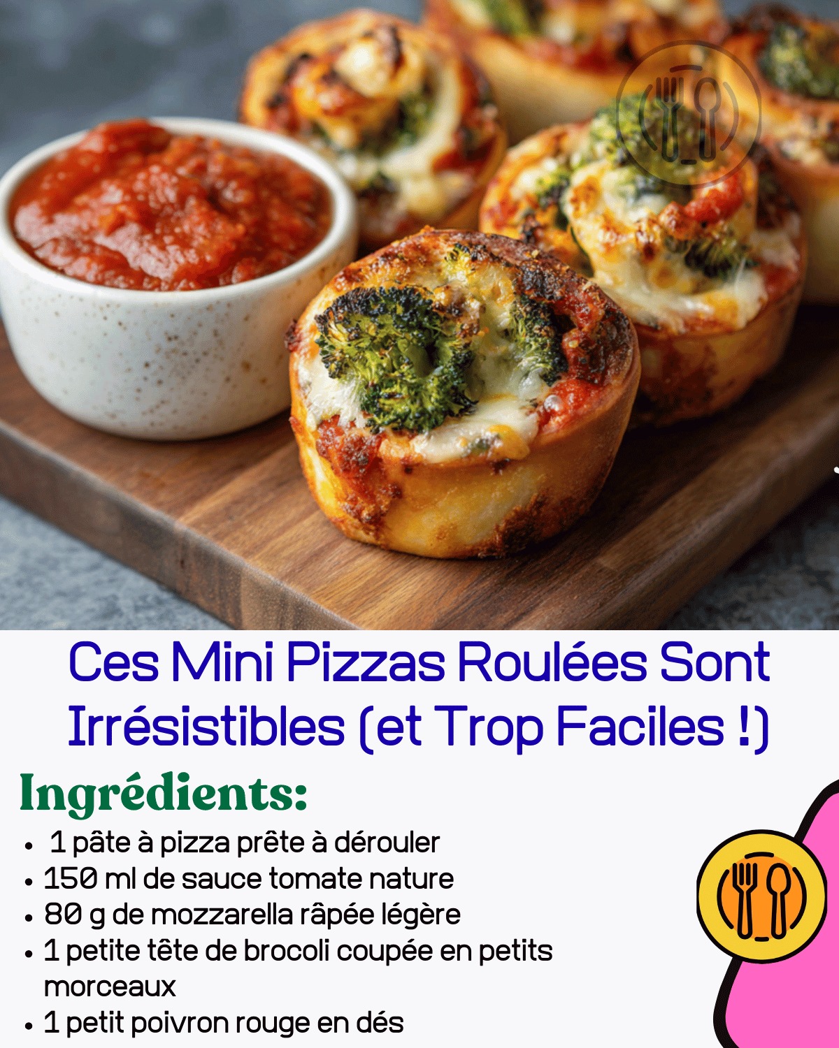 Recettes - 🔥 Ces Mini Pizzas Roulées Sont Irrésistibles (et Trop ...
