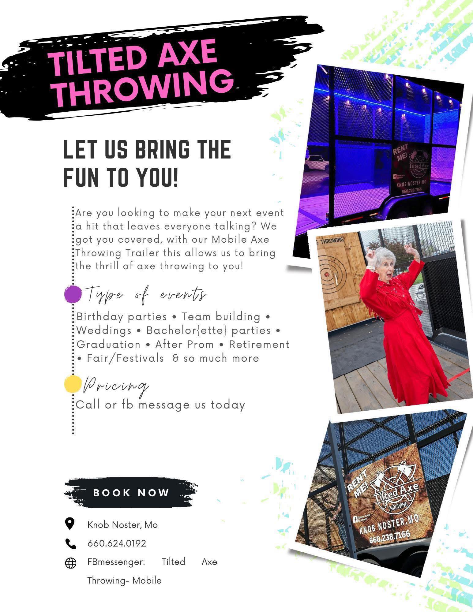 Tilted Axe Throwing -... - Tilted Axe Throwing - Mobile