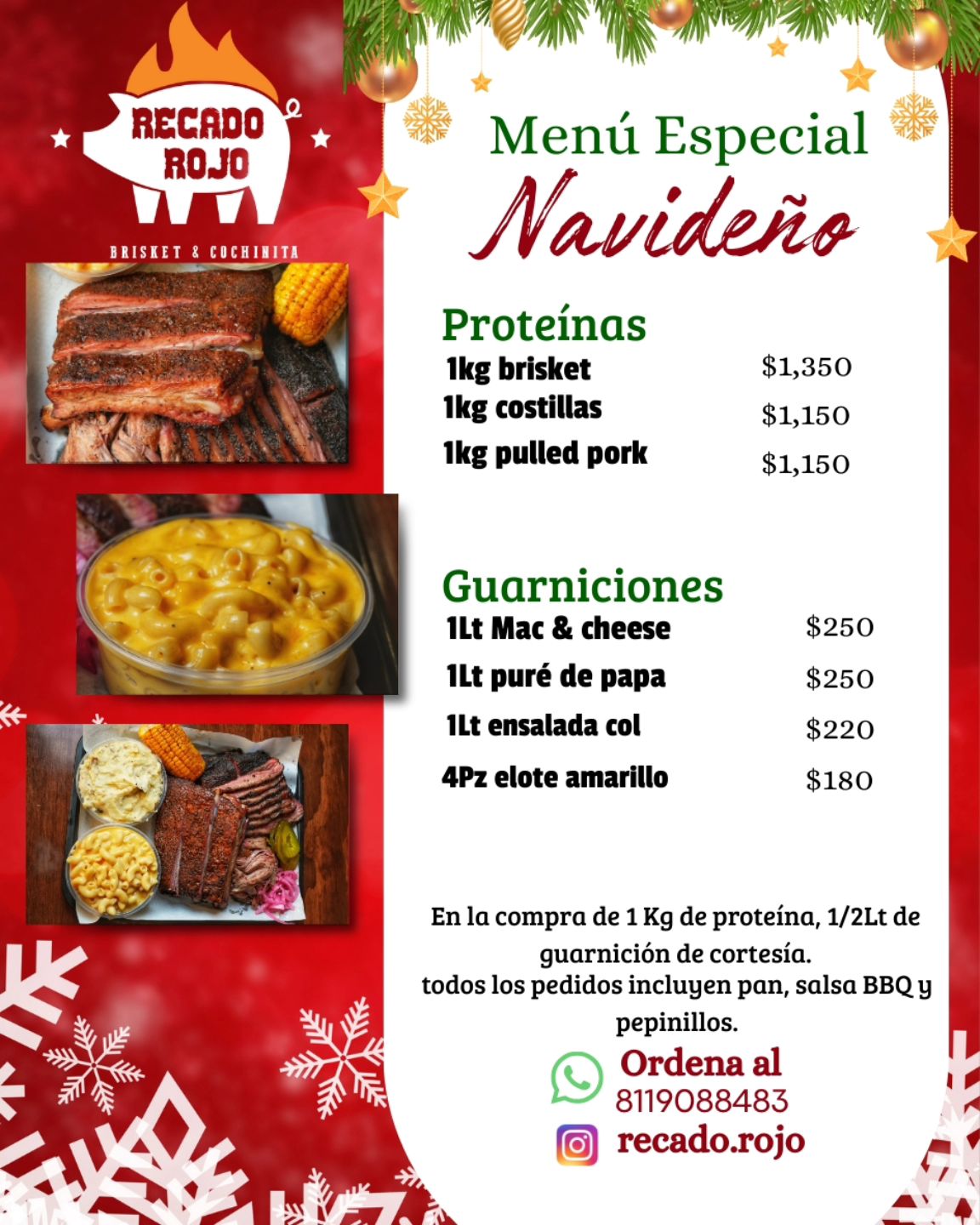 Recado - 🎄🔥 Navidad al puro estilo texano 🔥🎄 Este año consiéntete con ...