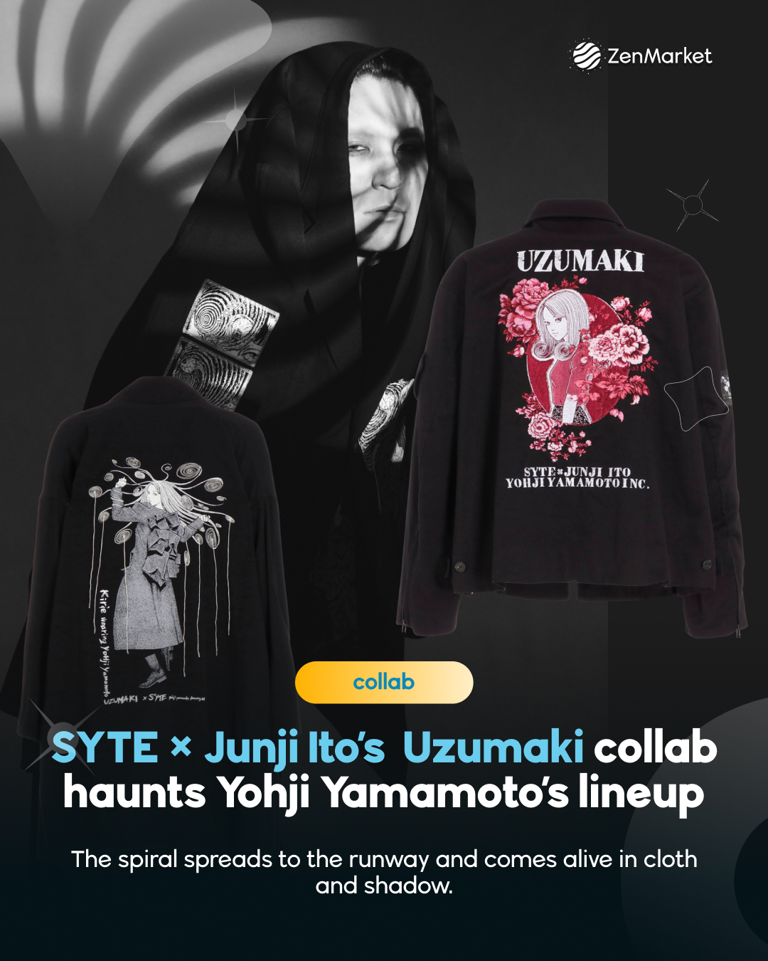 Japan - 🌀 When haute couture spirals into horror… SYTE × Junji Ito ...