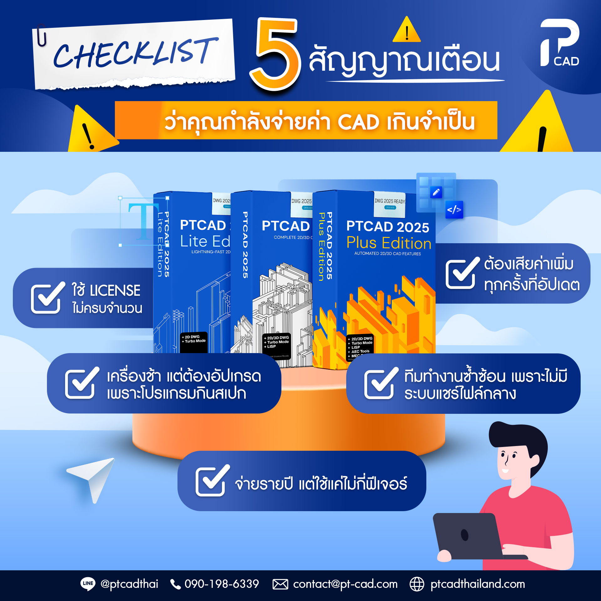 PTCAD - 📌 Checklist 5 สัญญาณเตือนค่าใช้จ่ายที่ไม่จำเป็น ว่าคุณกำลัง ...