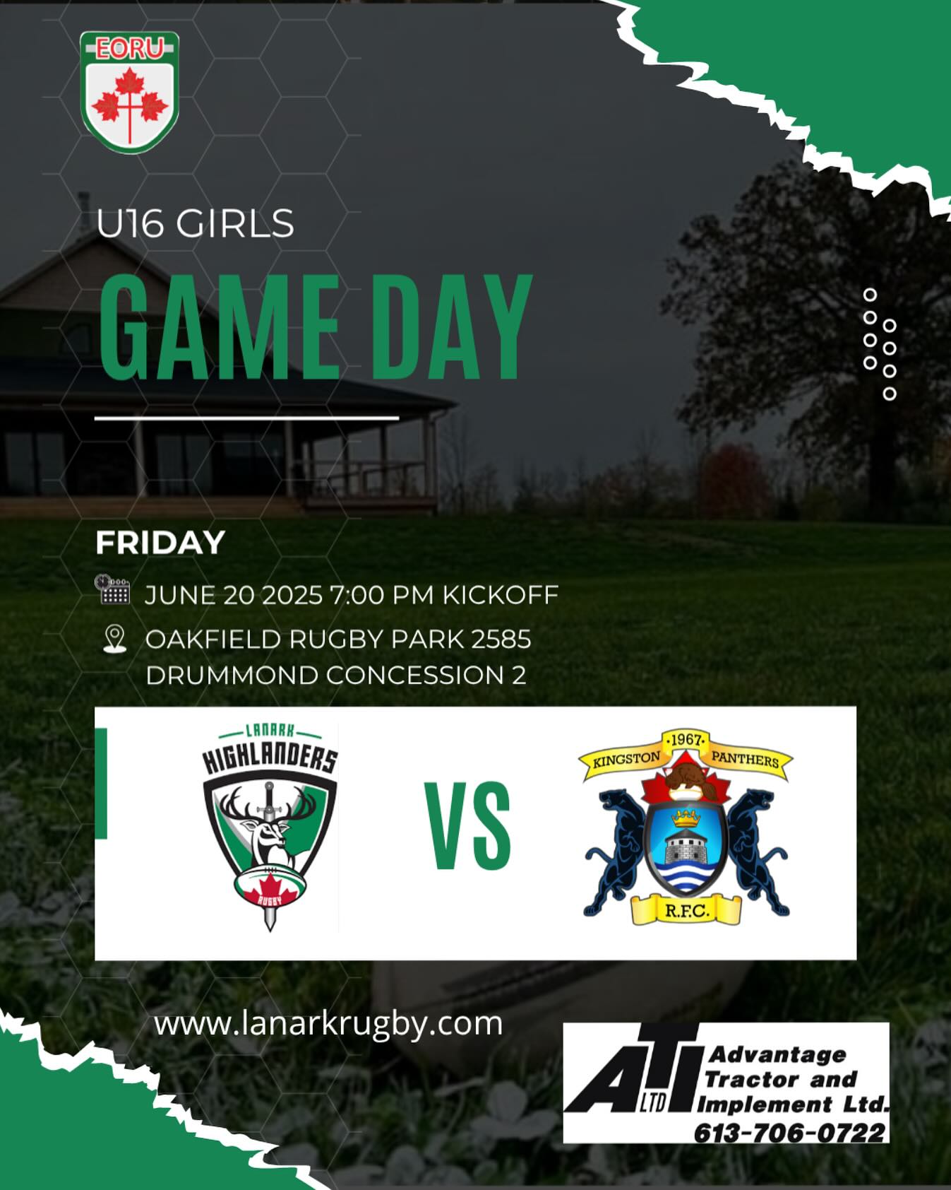 Lanark Highlanders Rugby Club | Perth ON