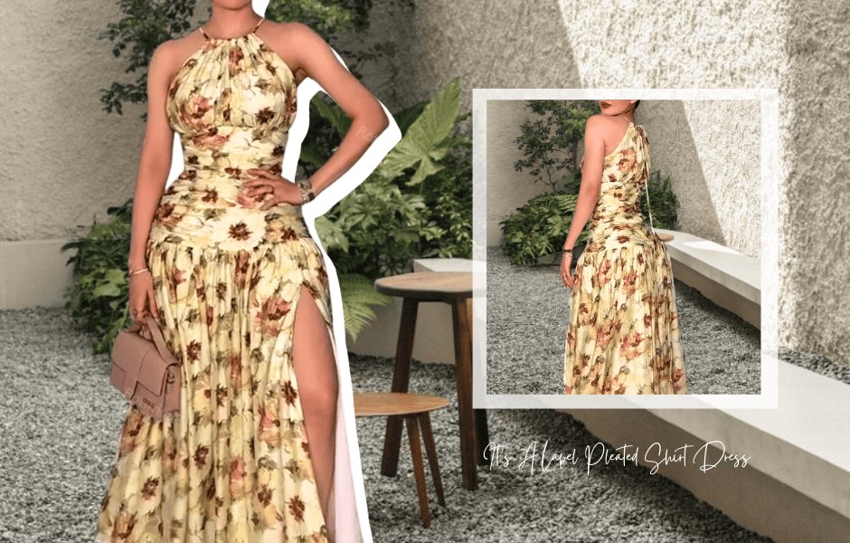 Rotimia - 🌸 Loving this floral halter maxi dress! So chic!😍 Shop now ...