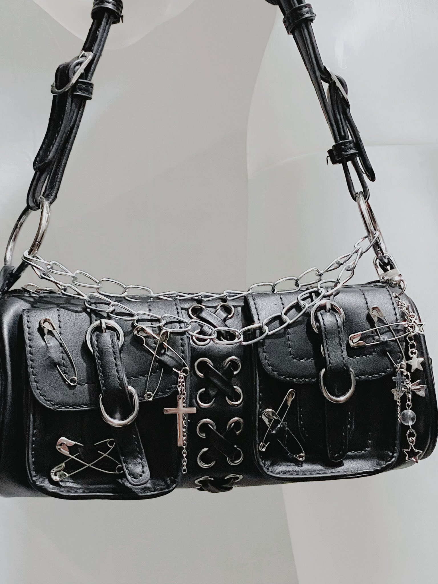 00s archive gimmick y2k grunge shoulder bag