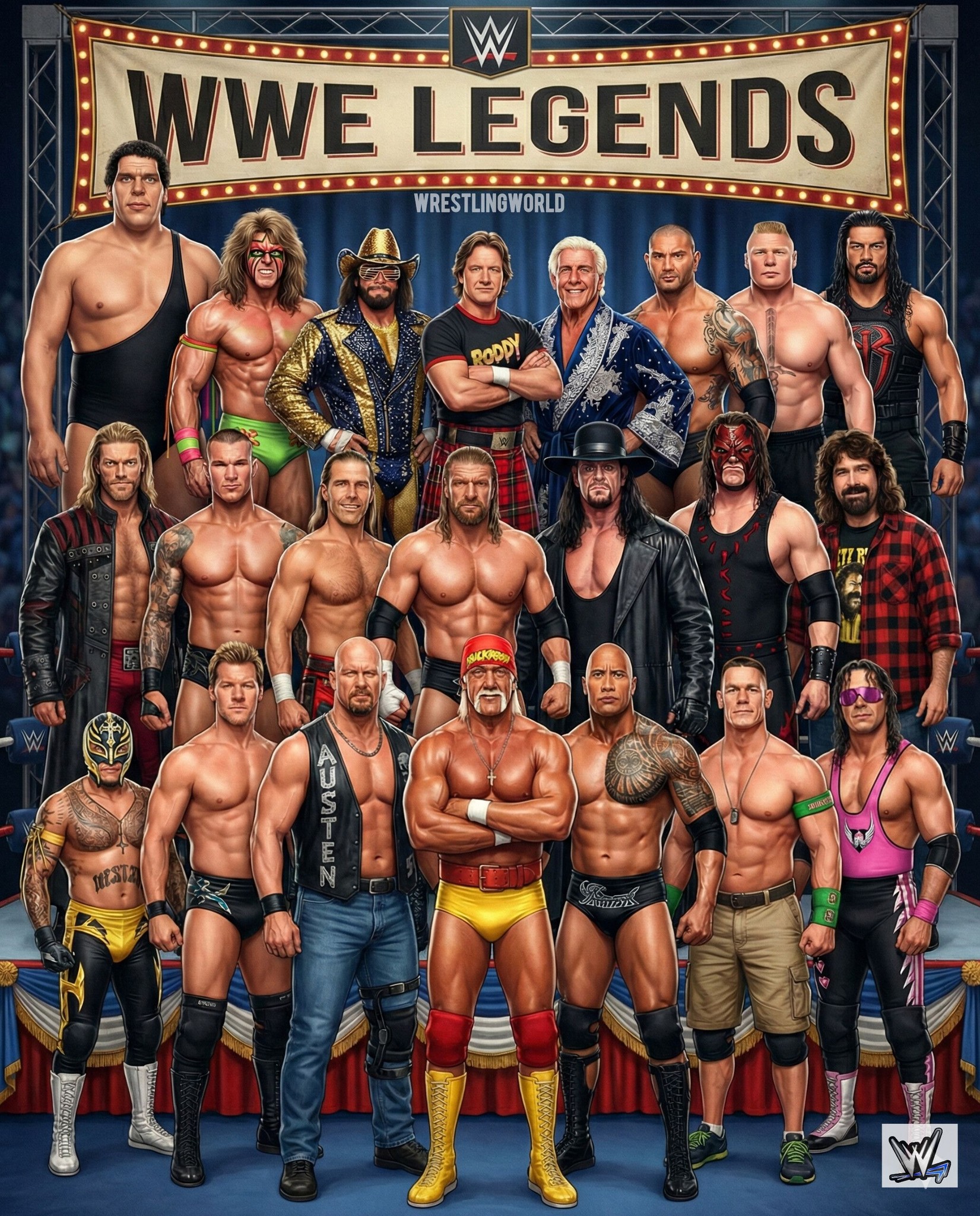 WWE Legends 🔥🔥 #WWE #WWELegends WWE LEGENDS WRESTLINGWORLD RODPY