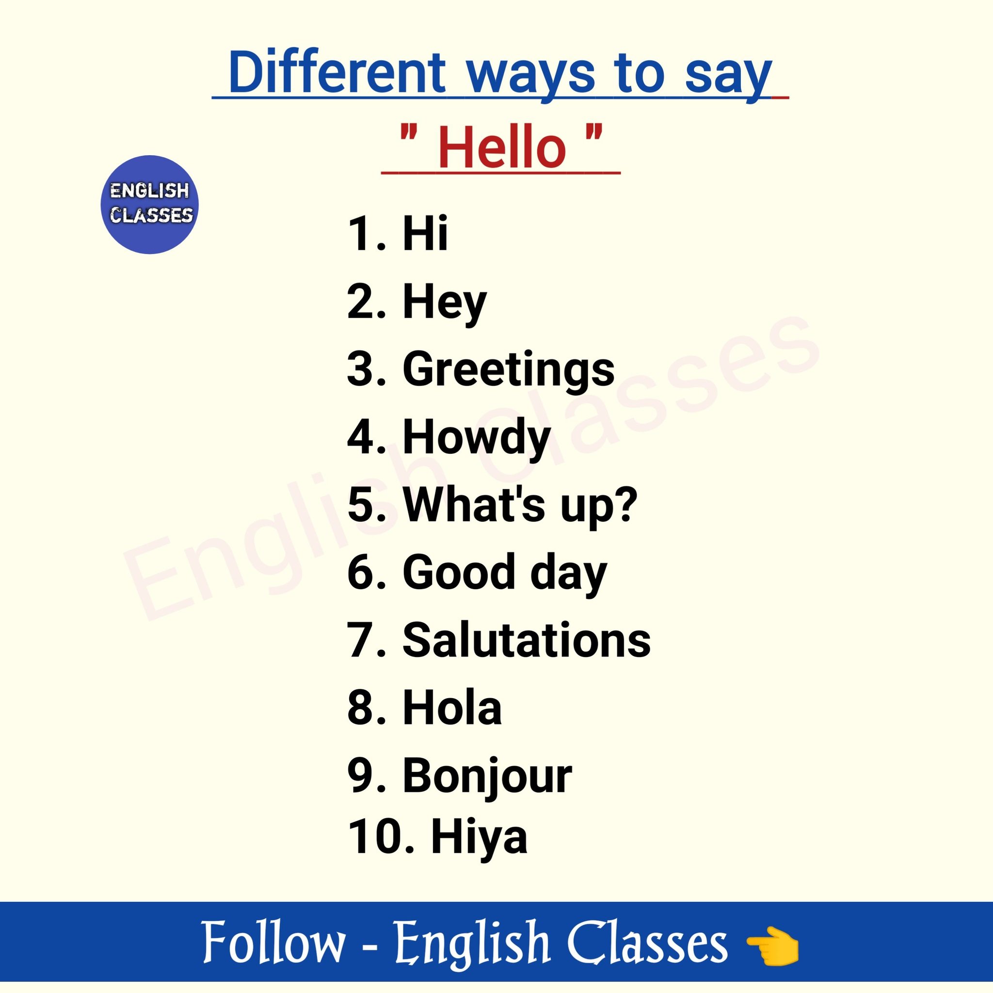 English - Follow English Classes 👈 | Facebook
