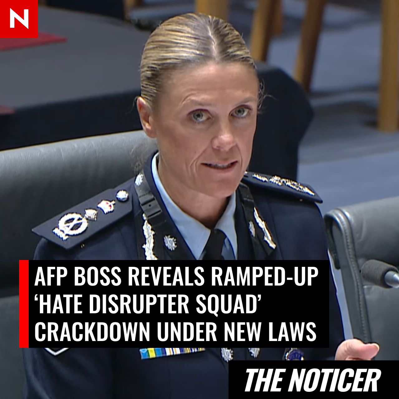 The Noticer - AFP Commissioner Krissy Barrett has revealed... | Facebook