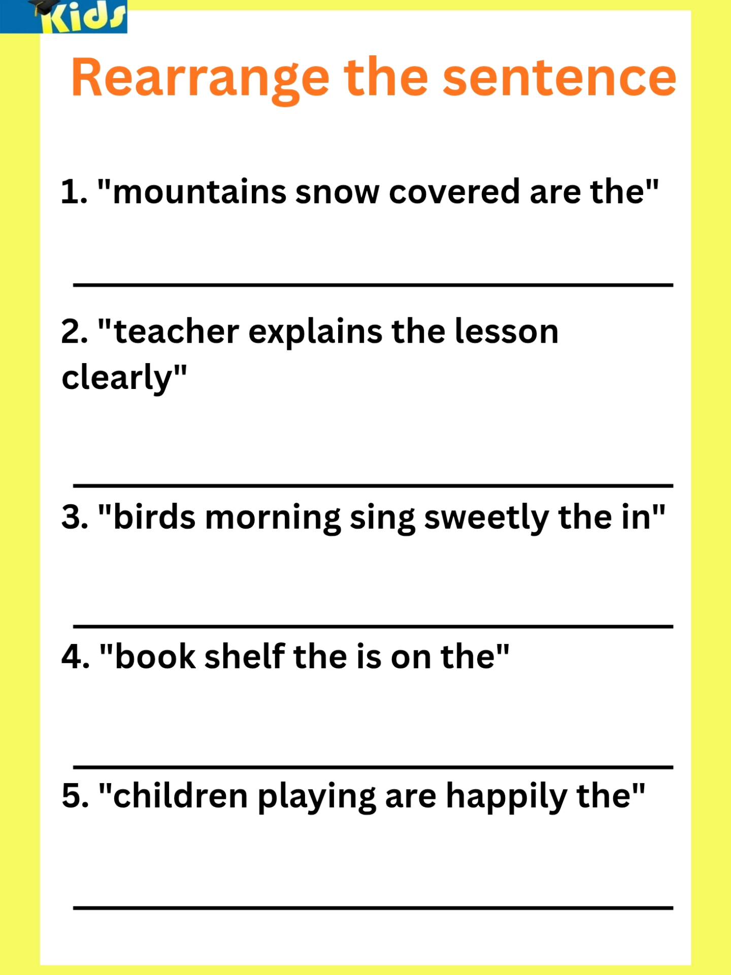 Rearrange the... - Alpha kids :worksheets and activities | Facebook