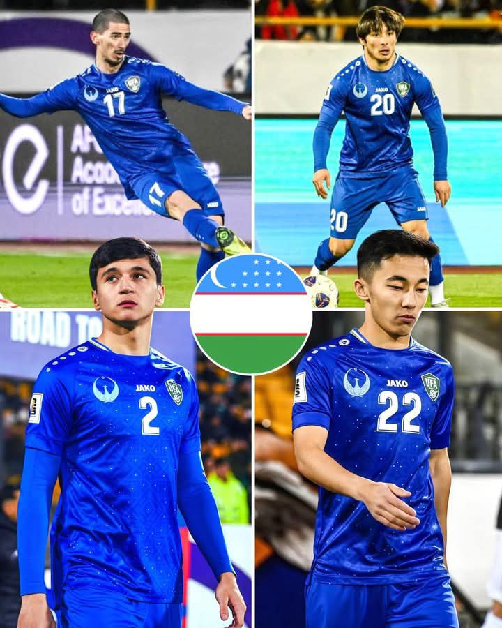 Uzbekistan's 2026 World Cup kit by 7saber