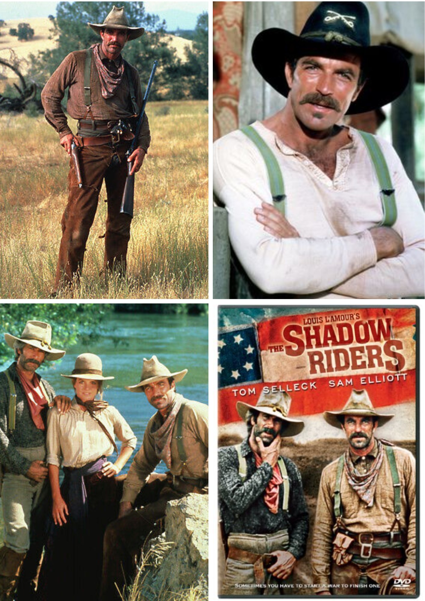 Viral - Tom Selleck's performance in *The Shadow Riders* (1982 ...