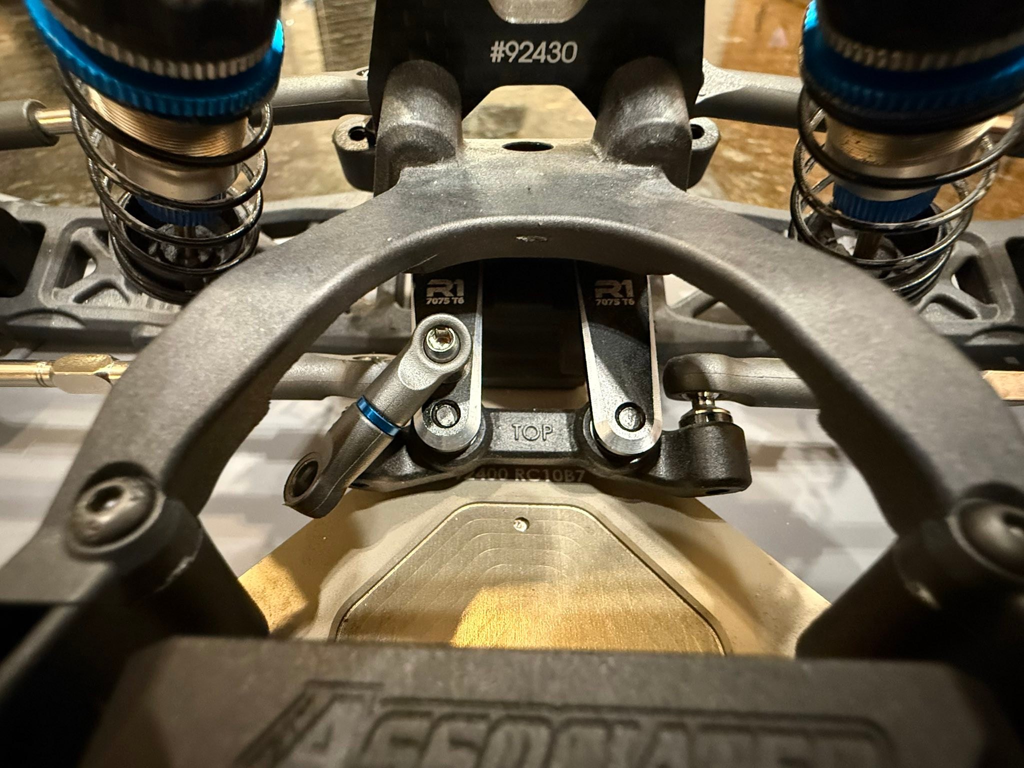 Team associated b7 Full carbon plastic everything besides rear