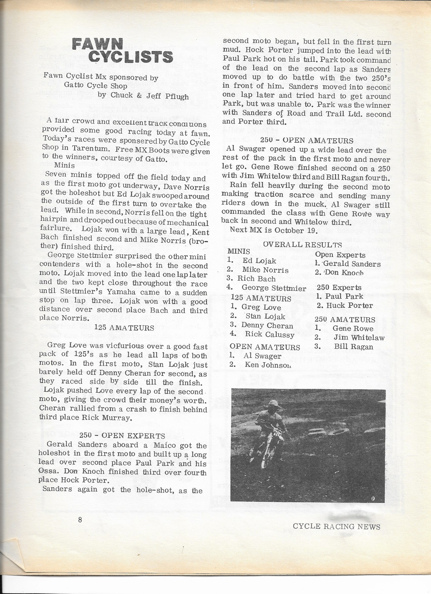 Western PA Motocross Time Machine | fawn race 1975 | Facebook