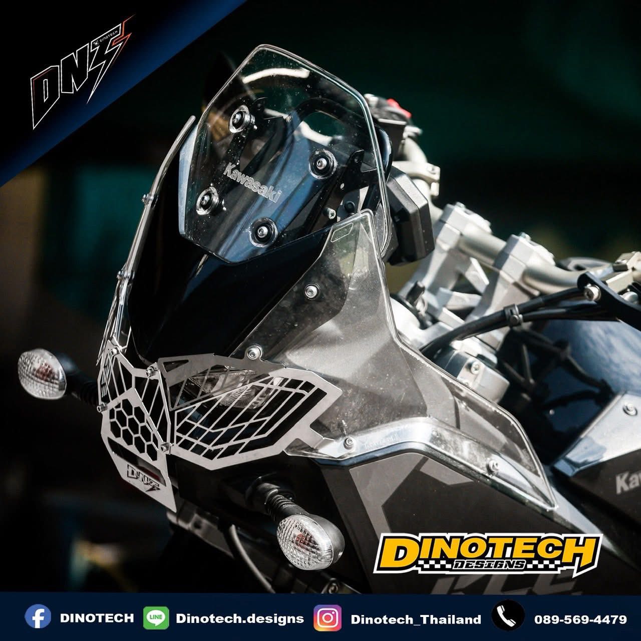 🔥DINOTECH Custom Parts for Kawasaki KLE500🔥 Built for riders who