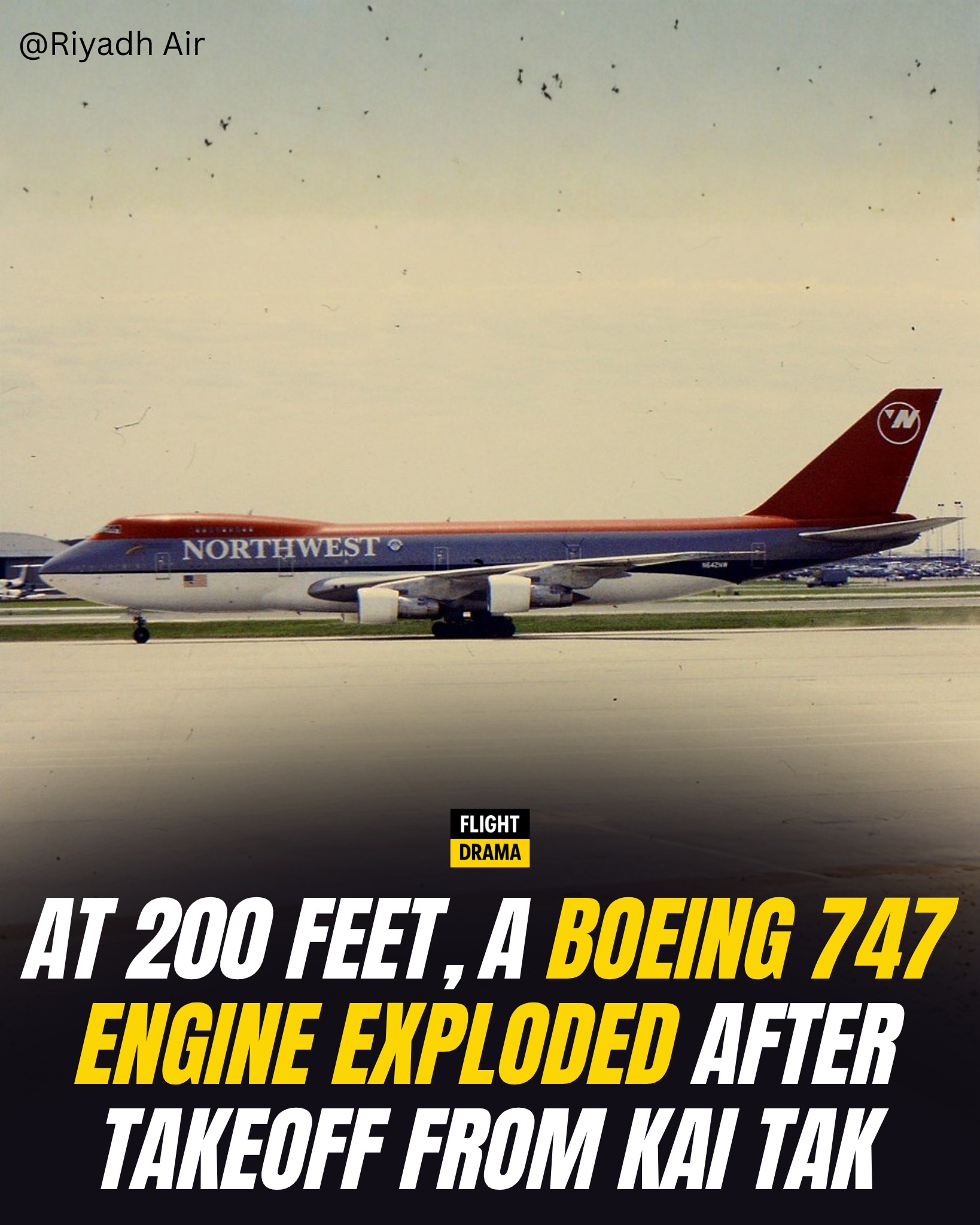 A Boeing 747 captain has recalled one of the most dramatic moments