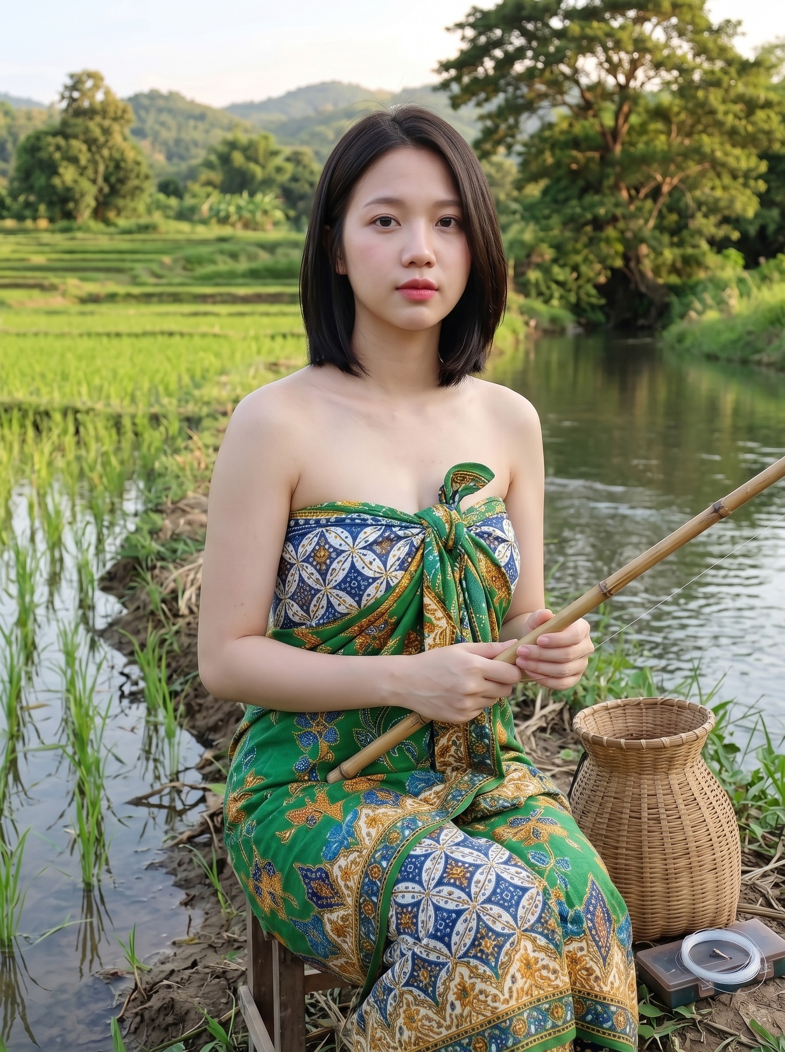 Refreshing cold water. #local #girl | Da Aun Aun