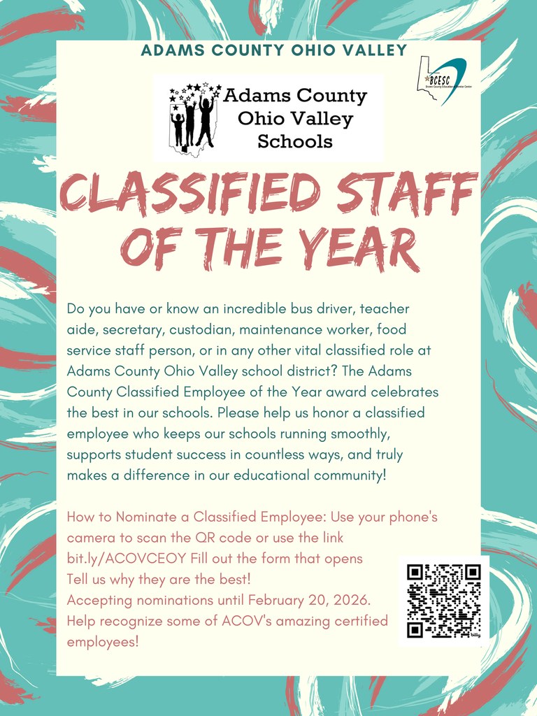 Adams - Classified Employee of the Year 2025/2026 What Makes a ...