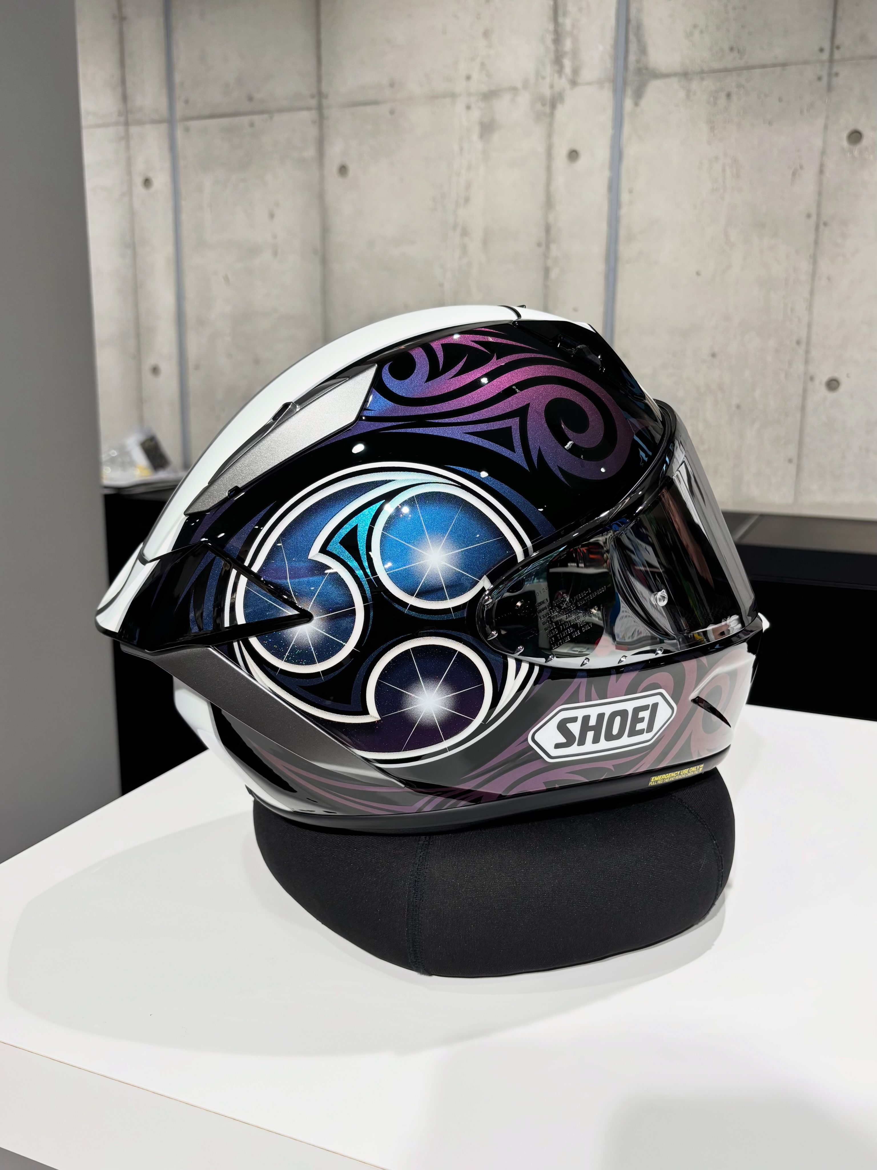 ヘルメットシールド Shoei シールド x-fifteen スモークシールド