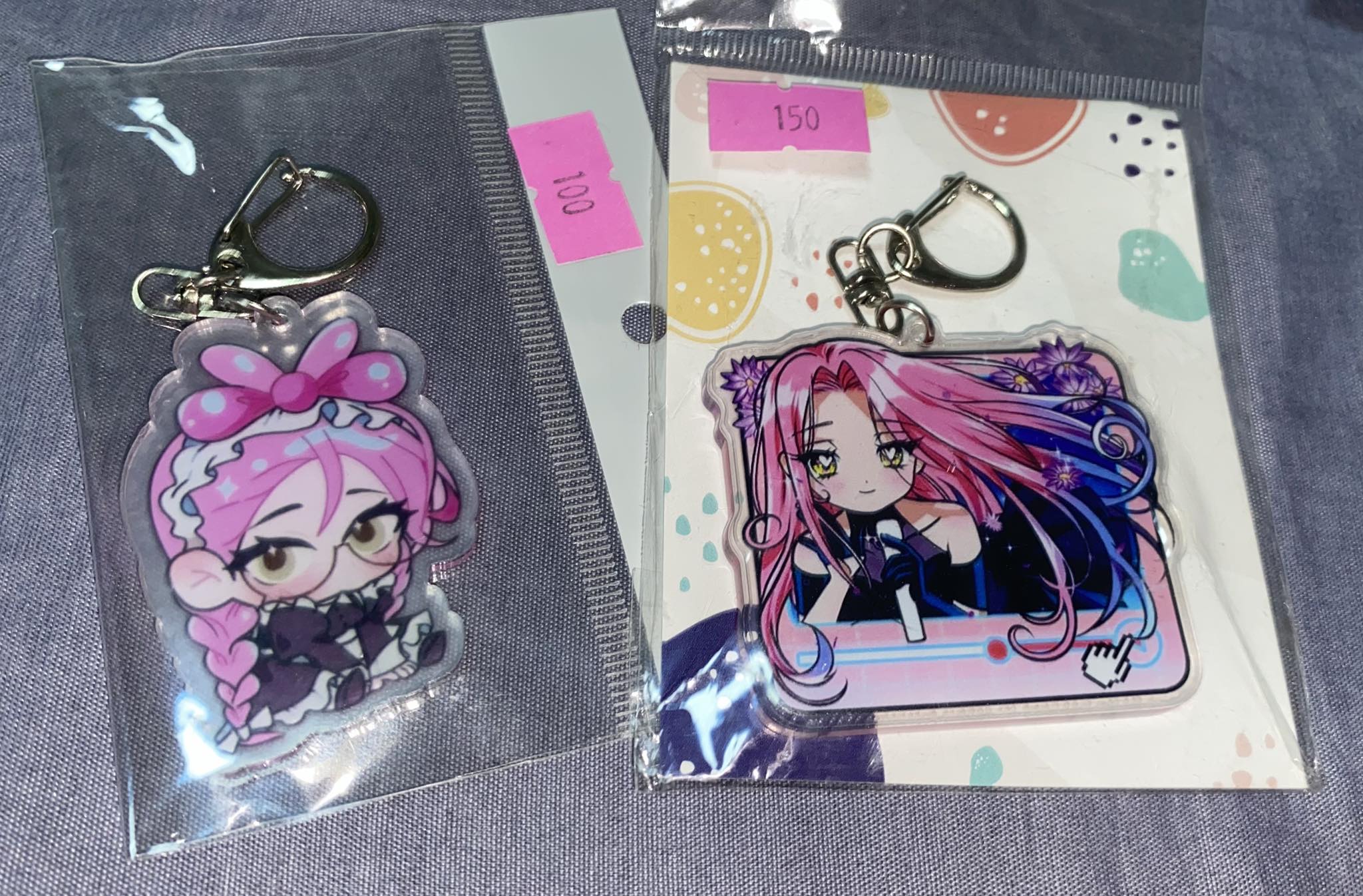 mizi from today!!also saw bsd keychains but no nikolai,,only the