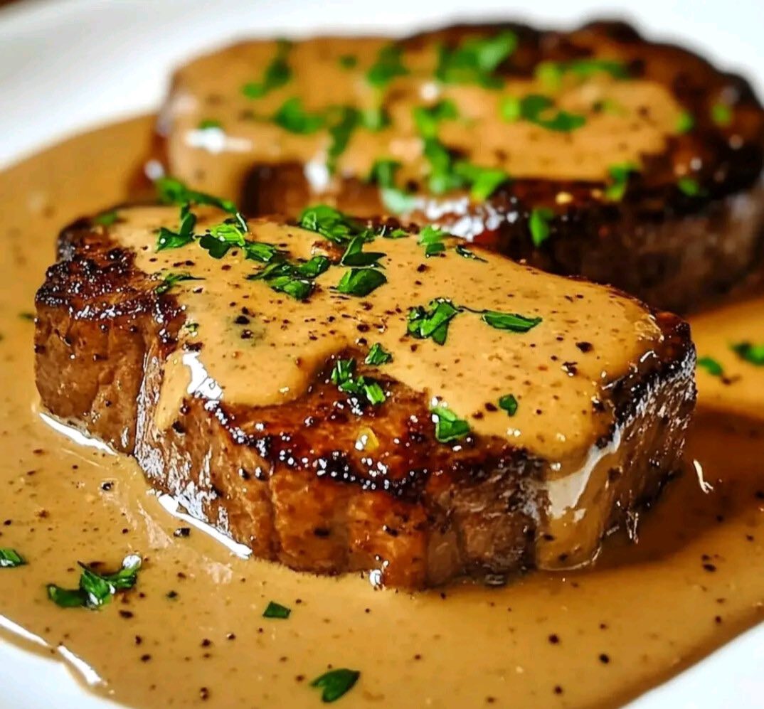 Recetas - FILETE DE RES EN SALSA Y CREMA DE PIMIENTA. INGREDIENTES PARA ...