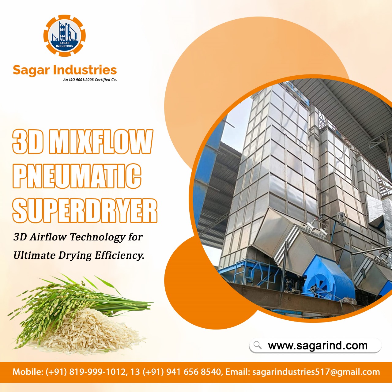 Sagar Industries 🚀 Introducing the 3D Mixflow Pneumatic