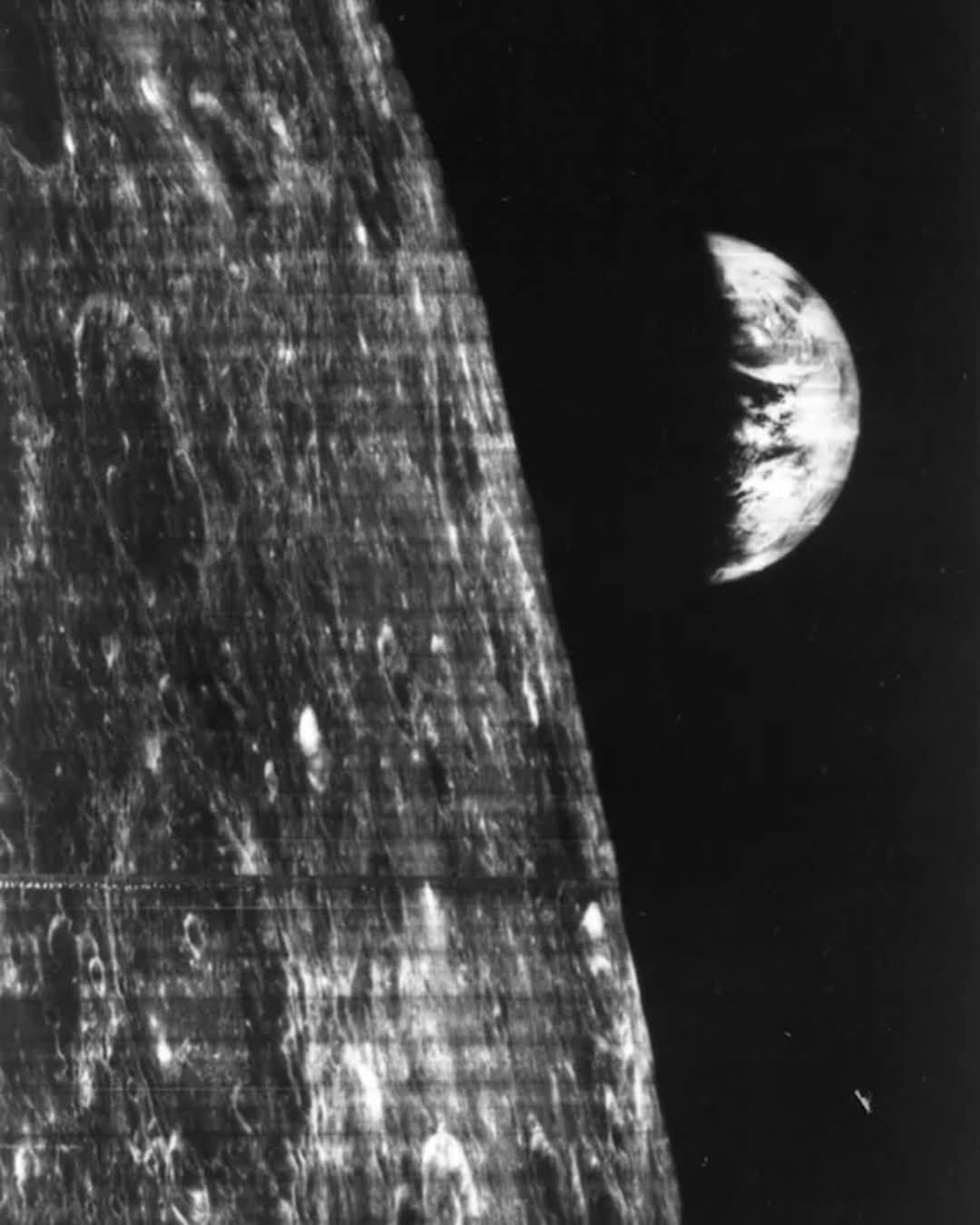 The first image of Earth from space in 1968