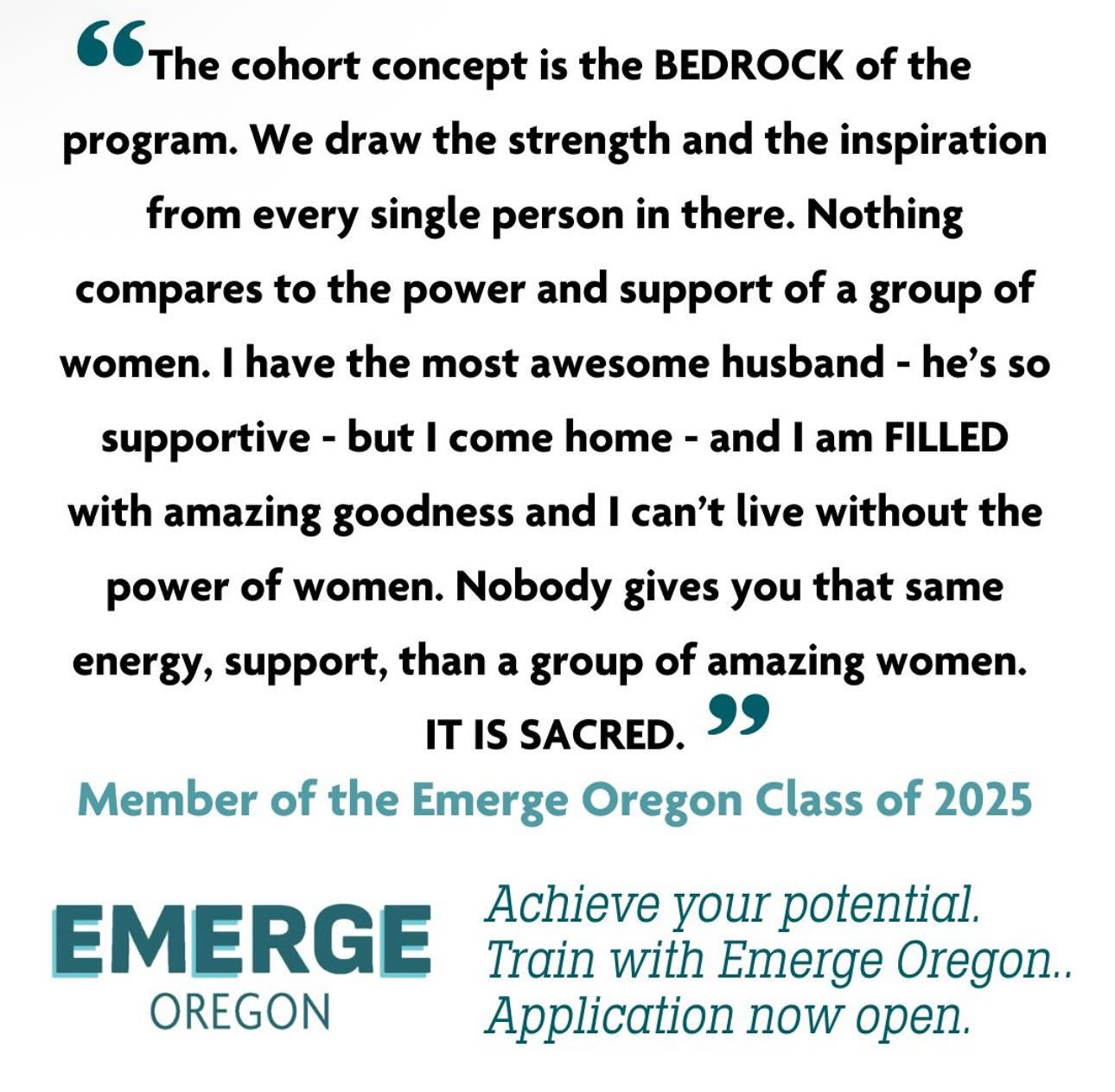 Emerge Oregon - The Emerge Oregon Signature Program... | Facebook