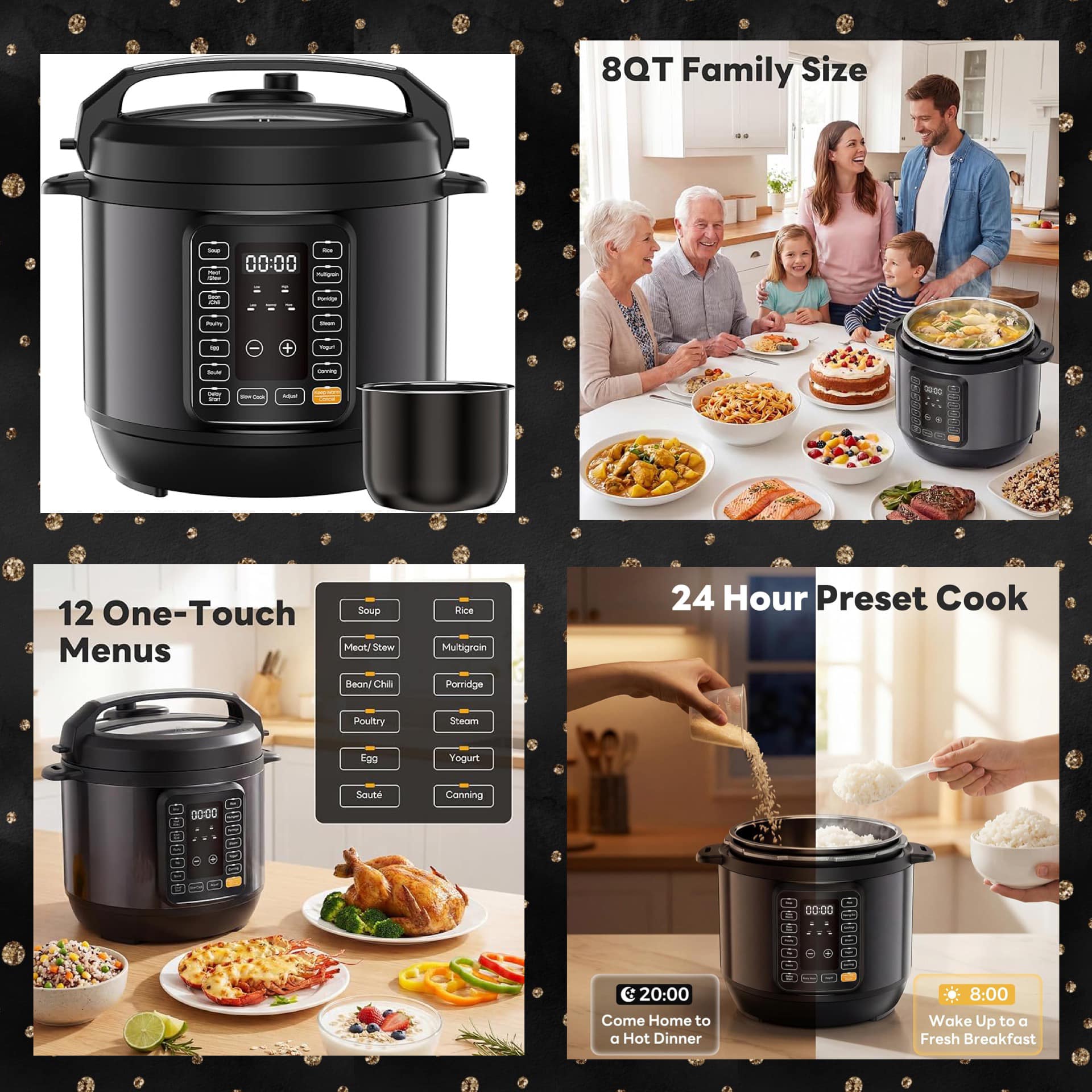 Cook smarter with Prestige SS Clip-On Pressure Cookers ✨ 🍲 5L