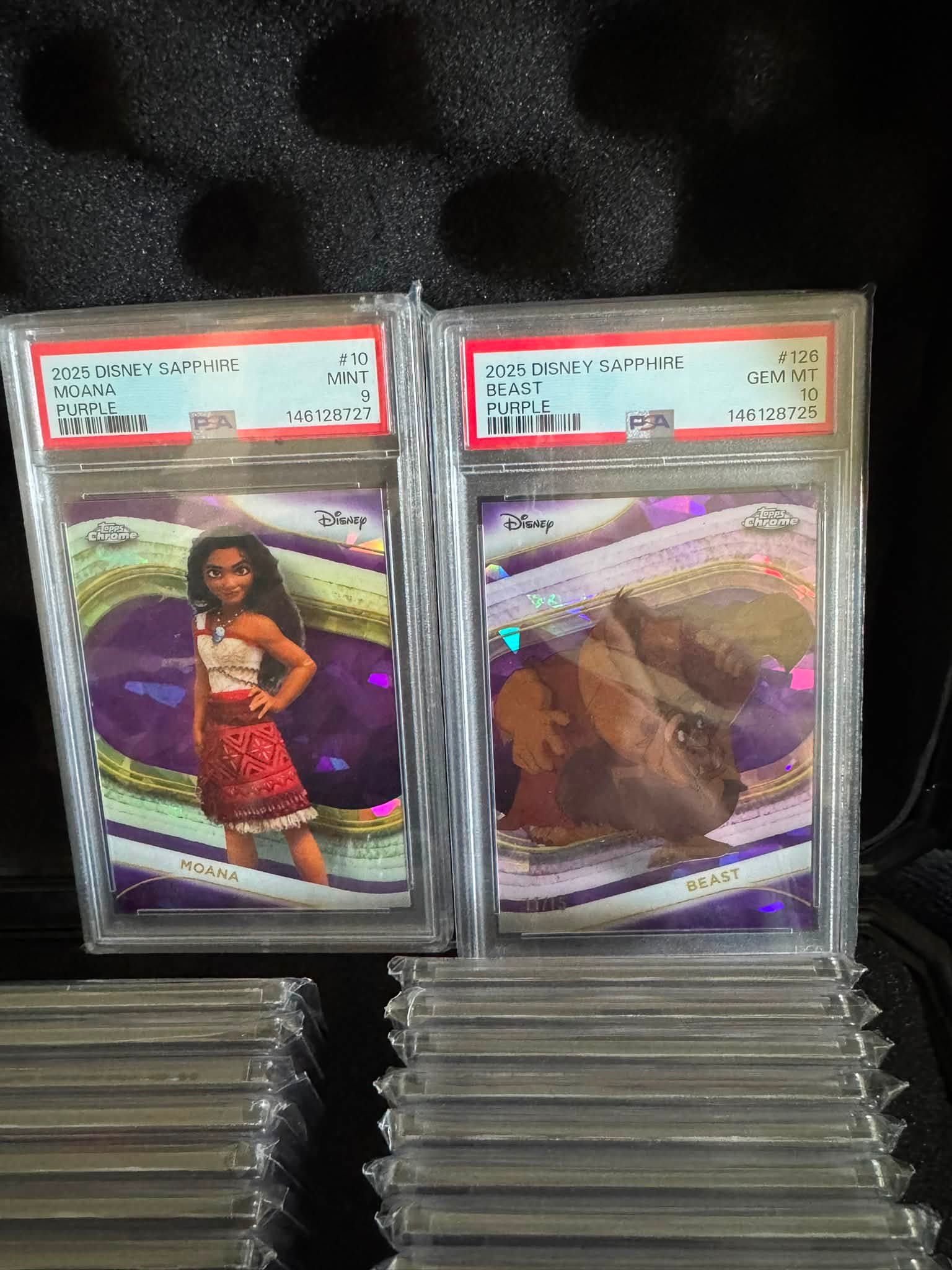 Disney lot!!! $7500 for refractors! 3x woody 10s, 4x buzz 10s