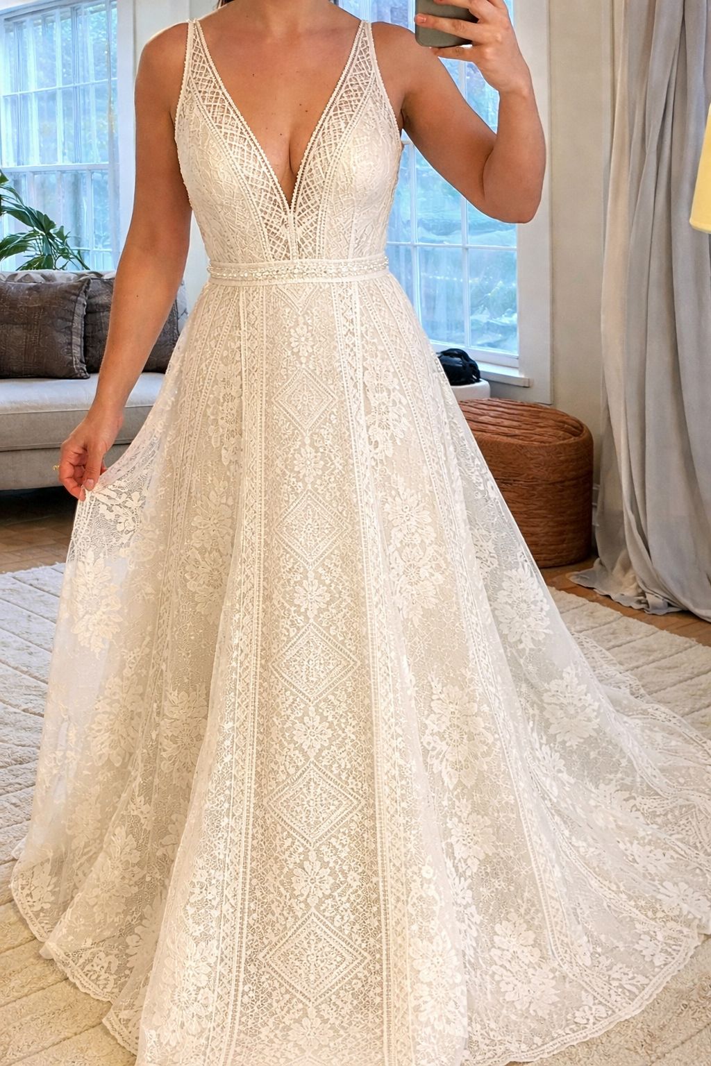 too much cleavage in bridesmaid dress How to alter a wedding with cleavage? Lovzfmll Shift Dress for Women's White With Black Polka Dot Tie Cami Shoulder Strap Mini Dress With Shirring Back Detail Material:Lace
