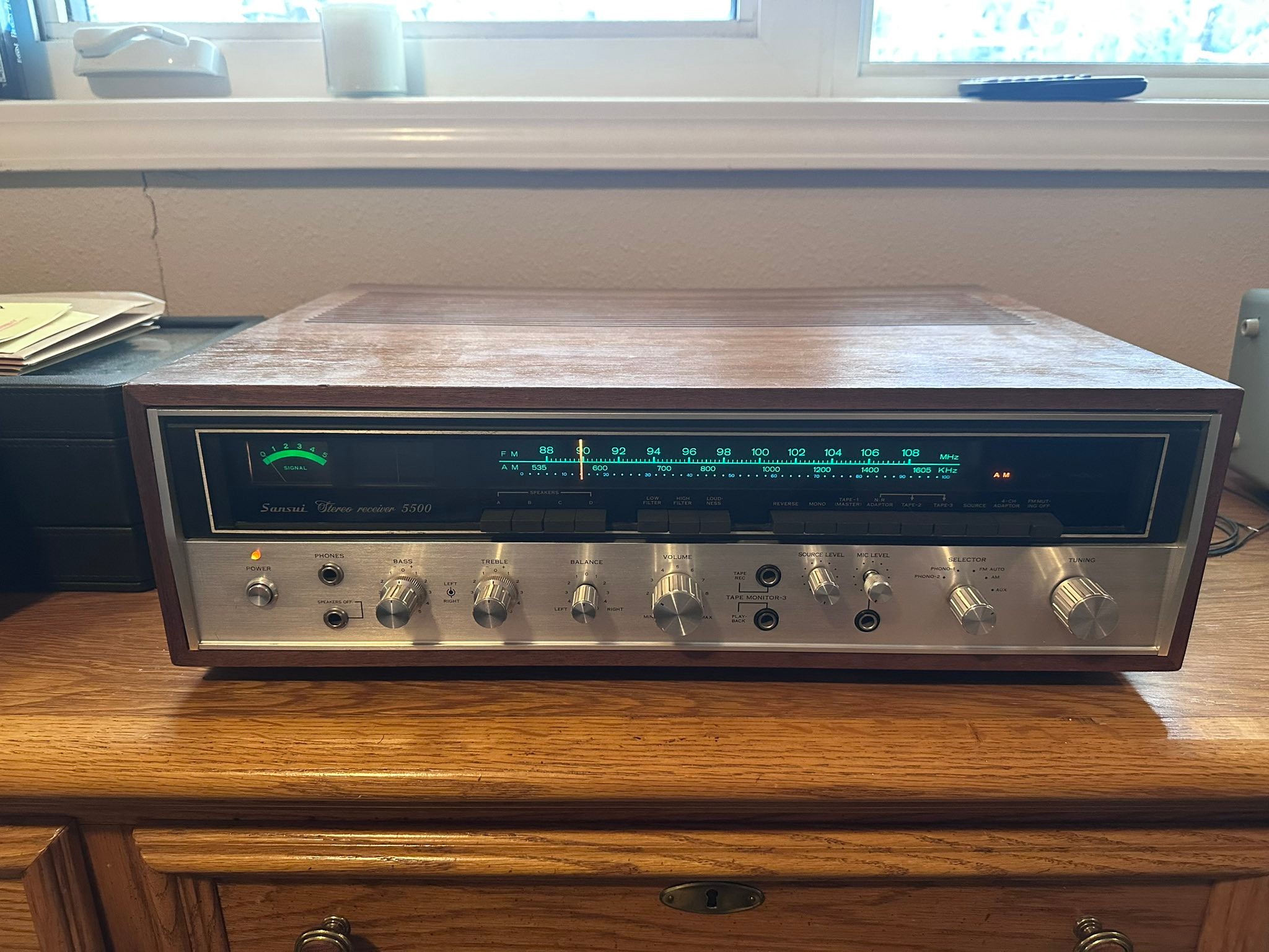 Ampli hi-fi vintage Sansui AU-5500 SSP restauré et garanti 2 ans