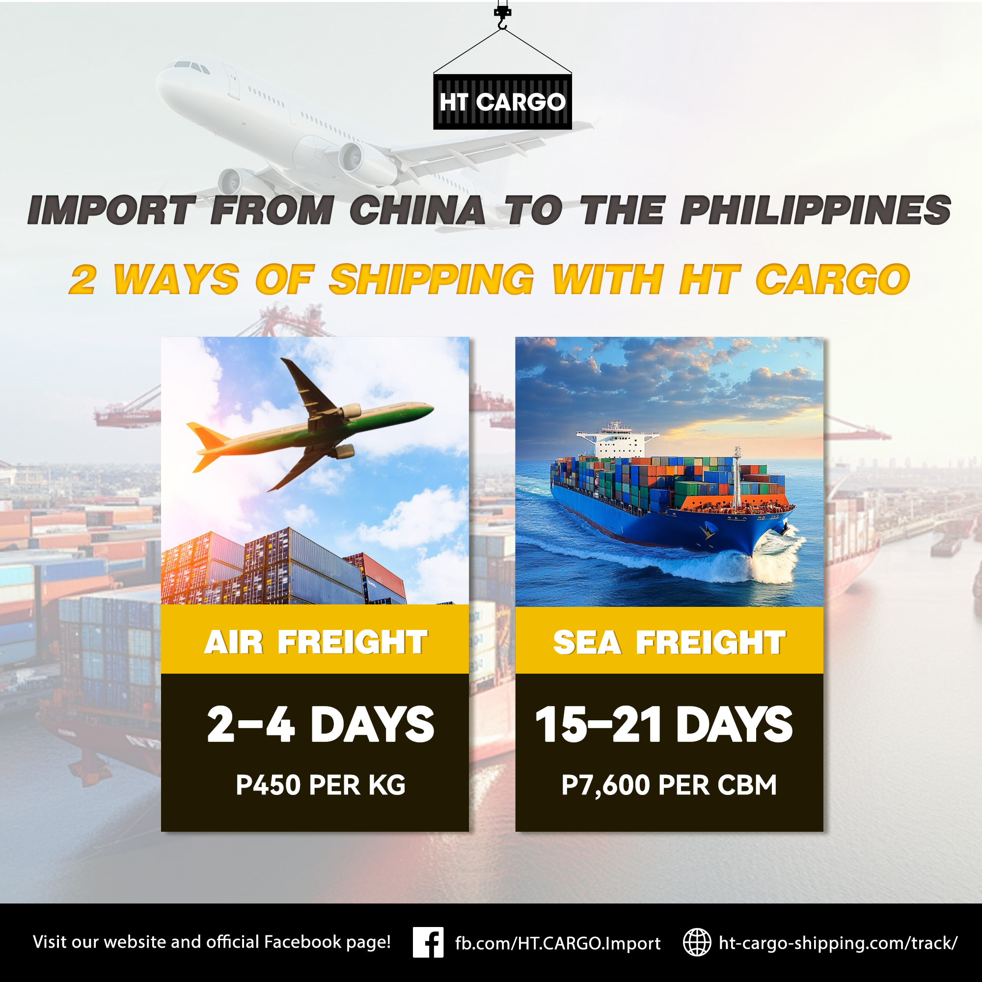 HT CARGO Import - 🚢 ️ Import from China to the Philippines... | Facebook