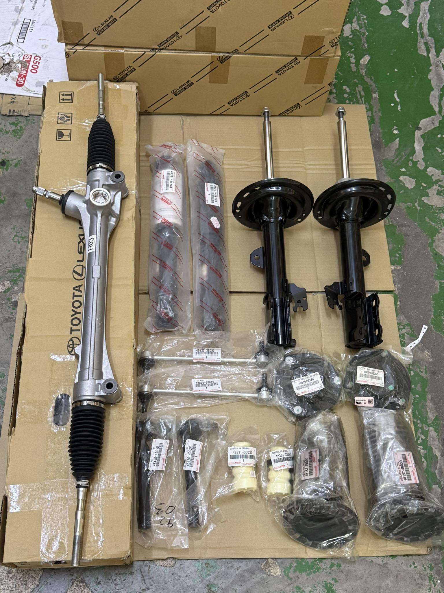 TOYOTA LEXUS GGL15 STG RACK ASSY ORI 🇯🇵 ABS FRT RH/LH ORI