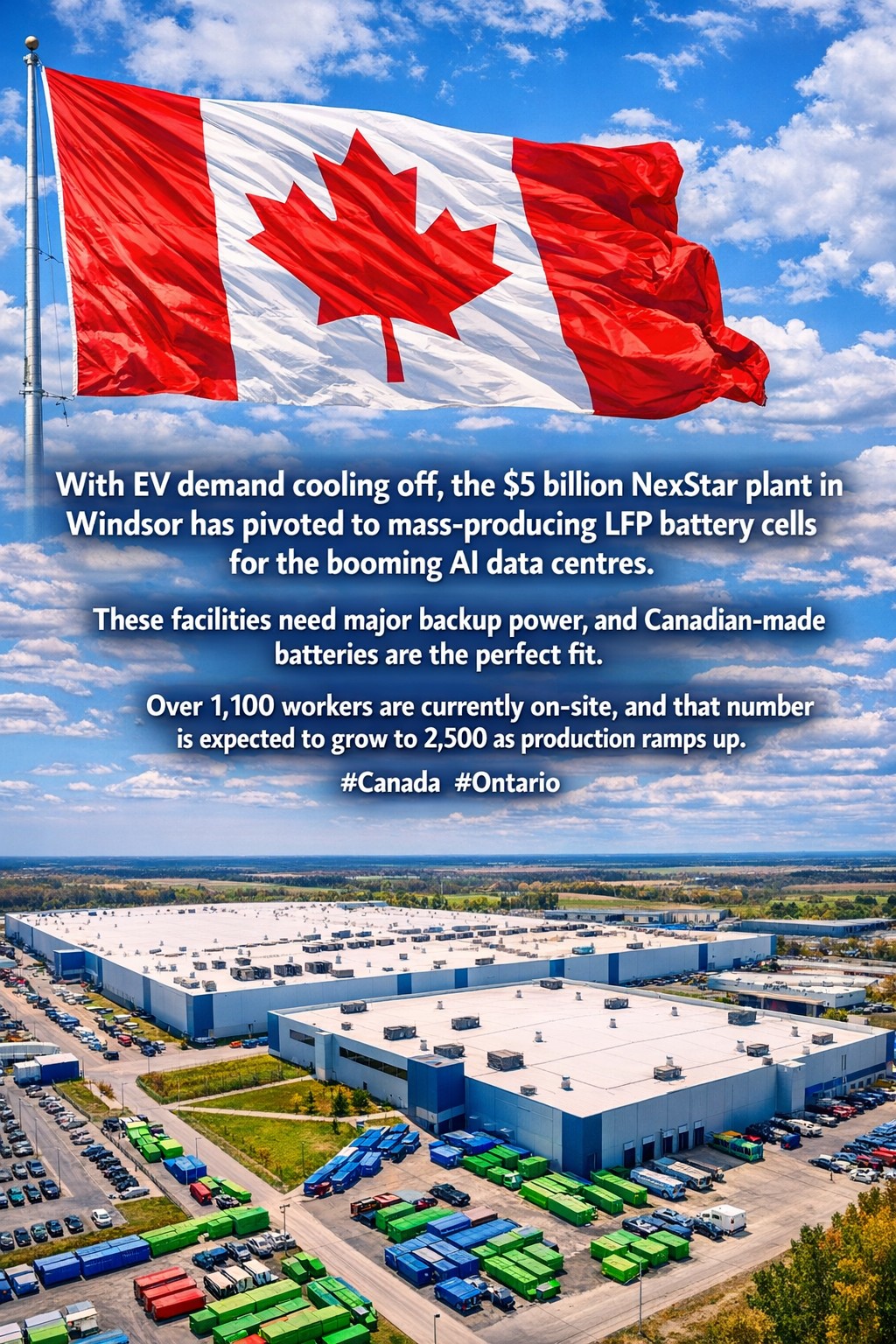 The NexStar plant in Windsor is... - Nature Is Amazing | Facebook