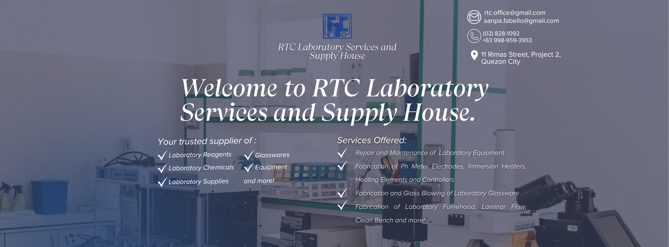 RTC Laboratory Services and Supply House | Quezon City