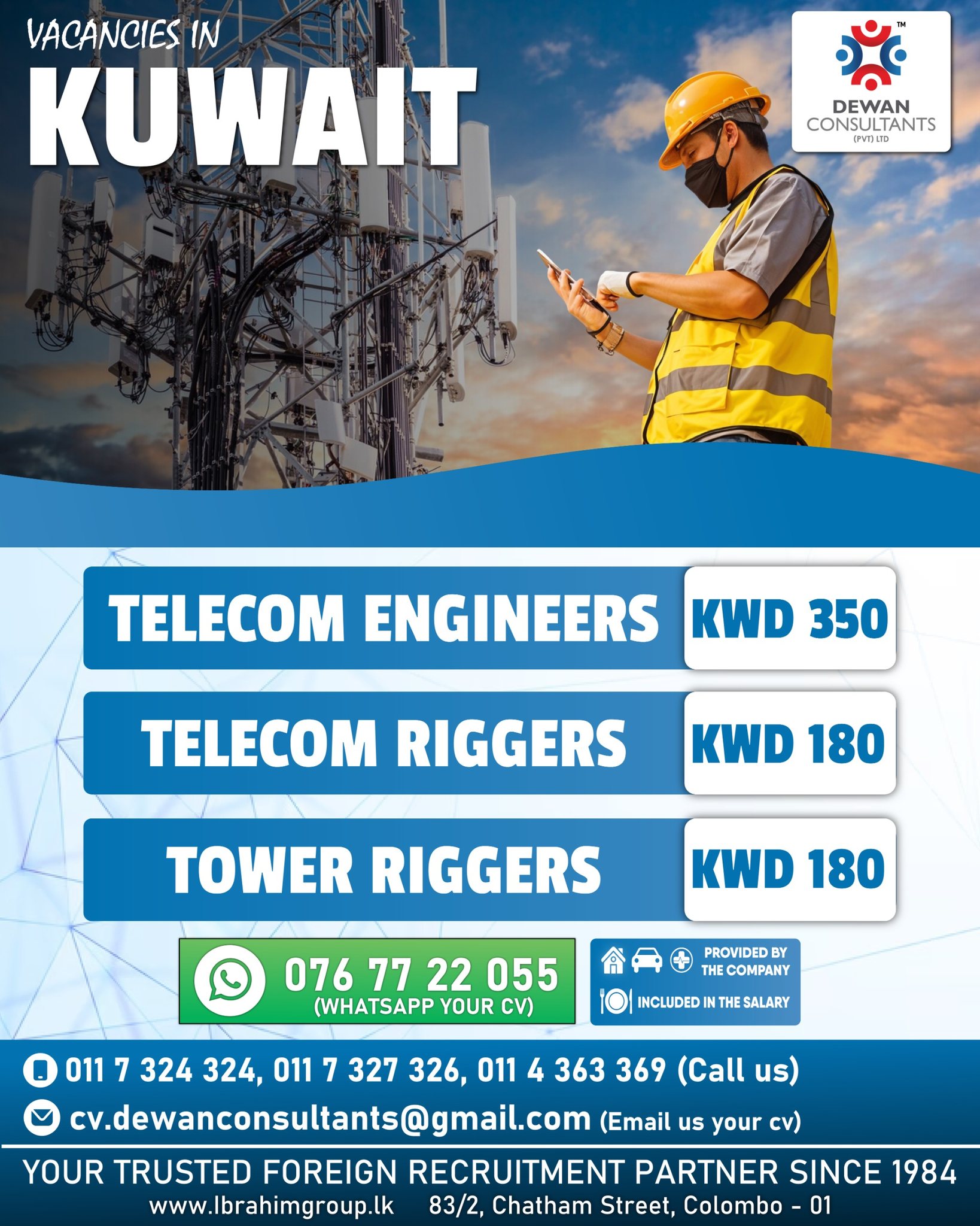 Dewan - 📢 Exciting Job Opportunities in Kuwait! 🇰🇼 📡 Positions ...