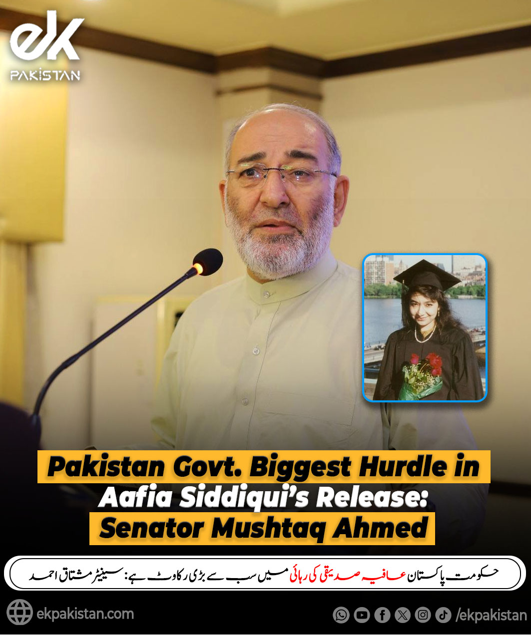 Ek - The Government of Pakistan Is the Biggest Obstacle to the Release ...