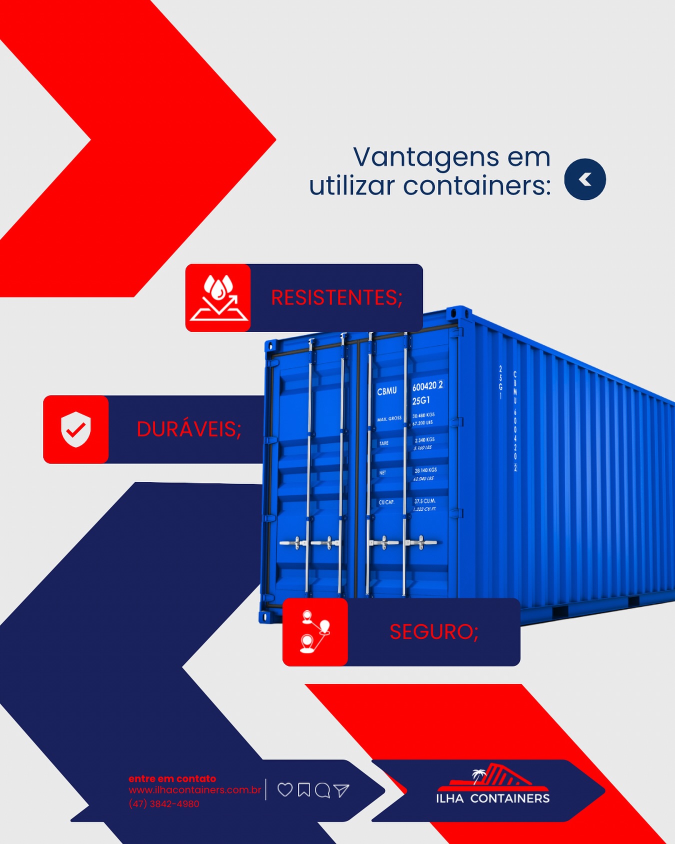 ILHA Containers | Balneário Camboriú SC