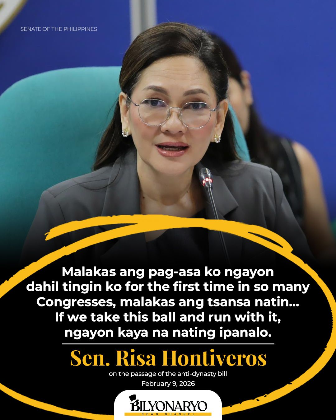 Senator Risa Hontiveros | Facebook