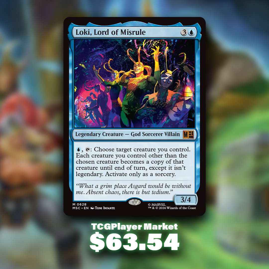 Holding onto Loki, Lord of Misrule MTG card