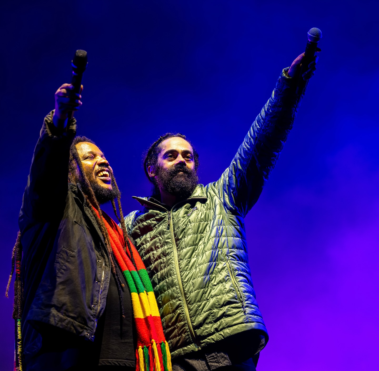We are soldiers in Jah Army 💚💛❤️ Stephen Marley x Damian