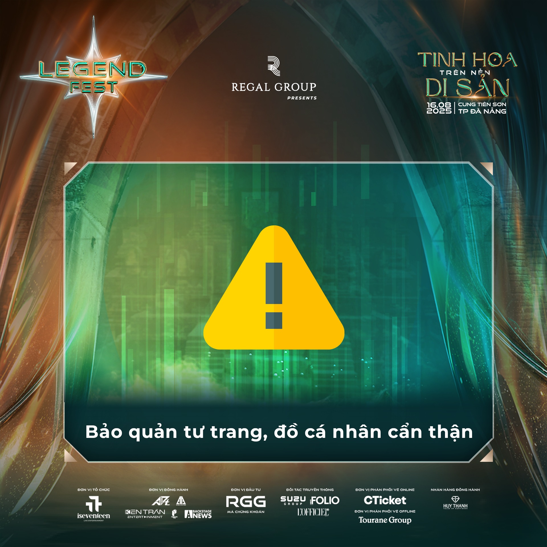 Legend - Bảo quản tư trang, đồ cá nhân cẩn thận Cái này quan trọng ...