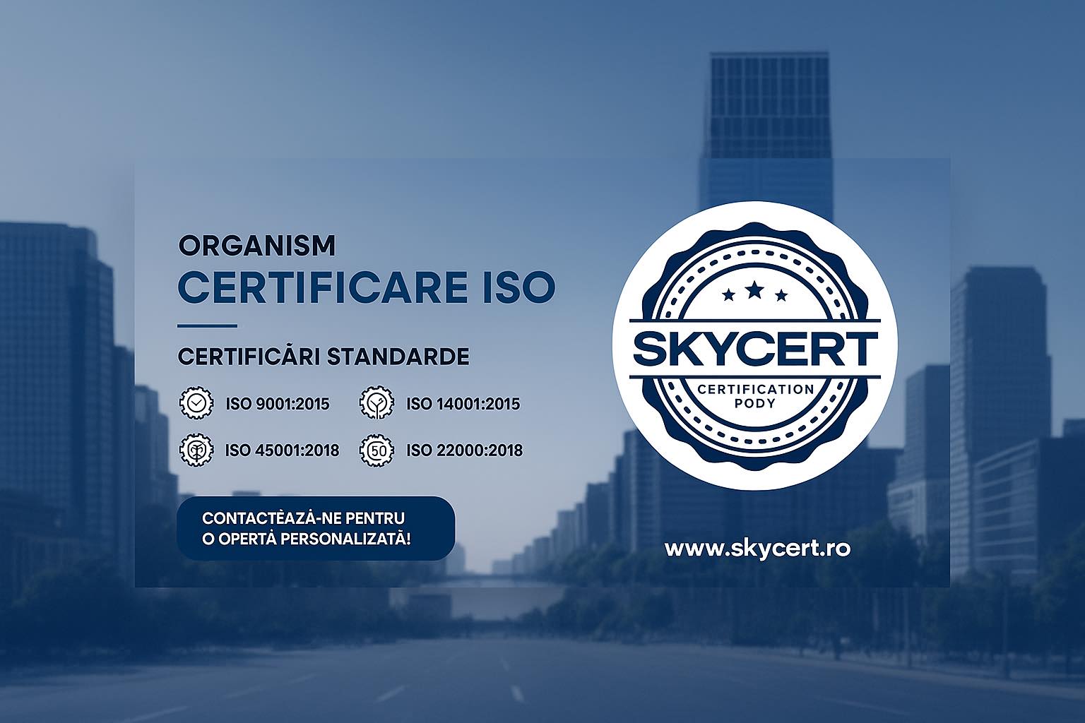 SKY CERT - Certificări ISO | Constanta